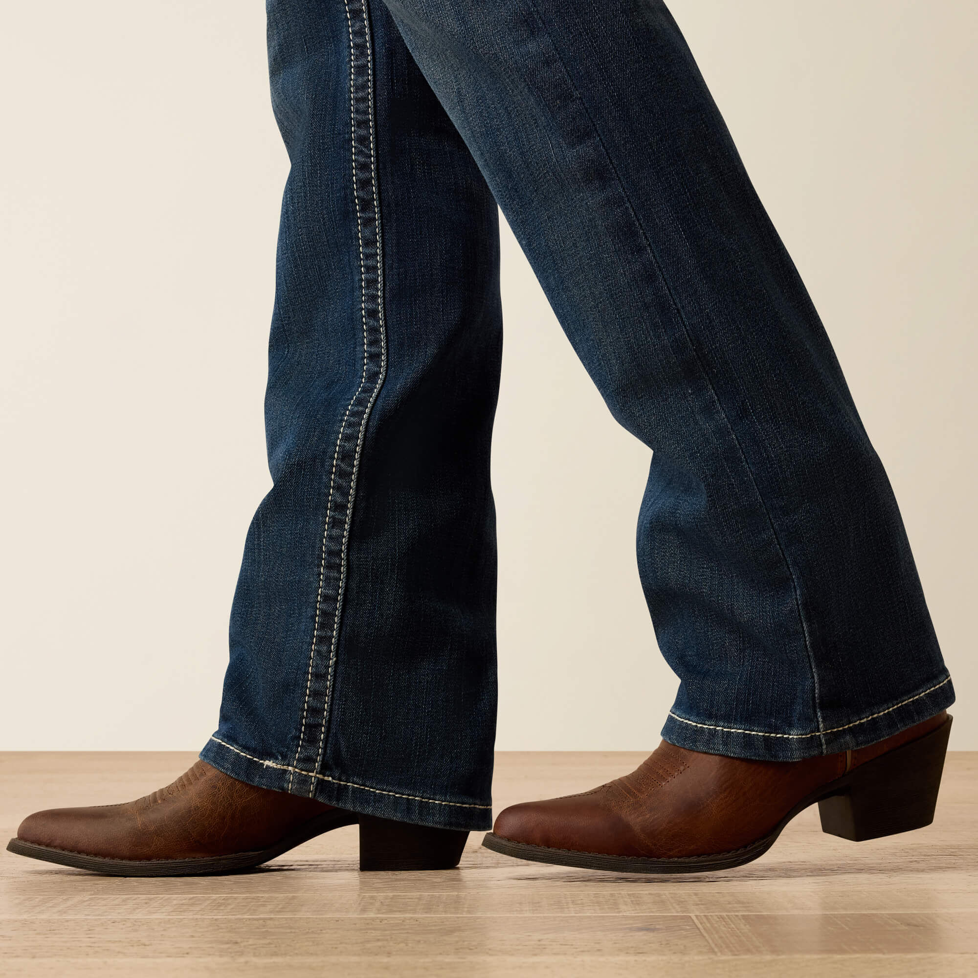 Ariat R.E.A.L. Mid Rise Stretch Ivy Stackable Straight Leg Jean For Sale