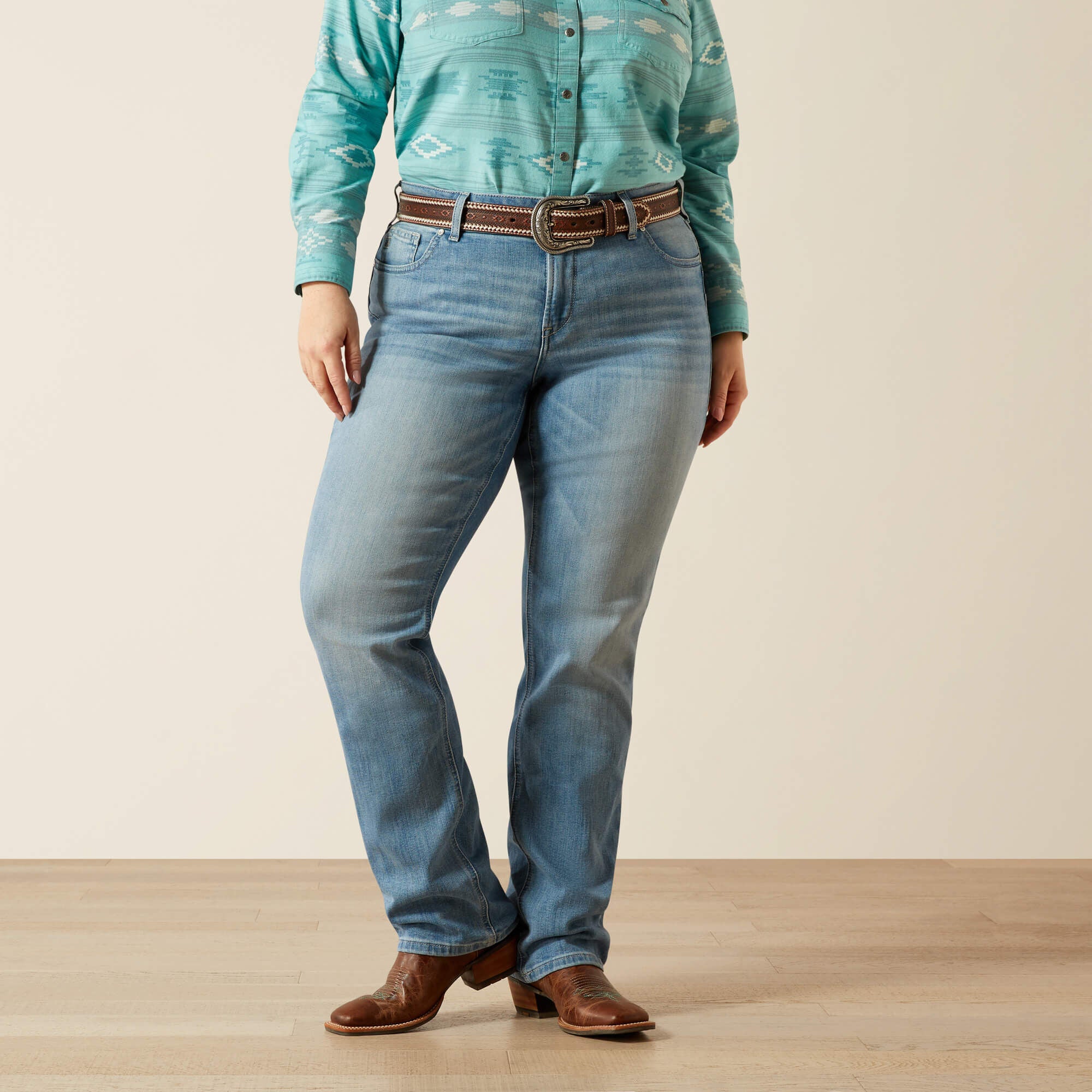 Ariat Mid Rise Alessia Straight Leg Jean Discount