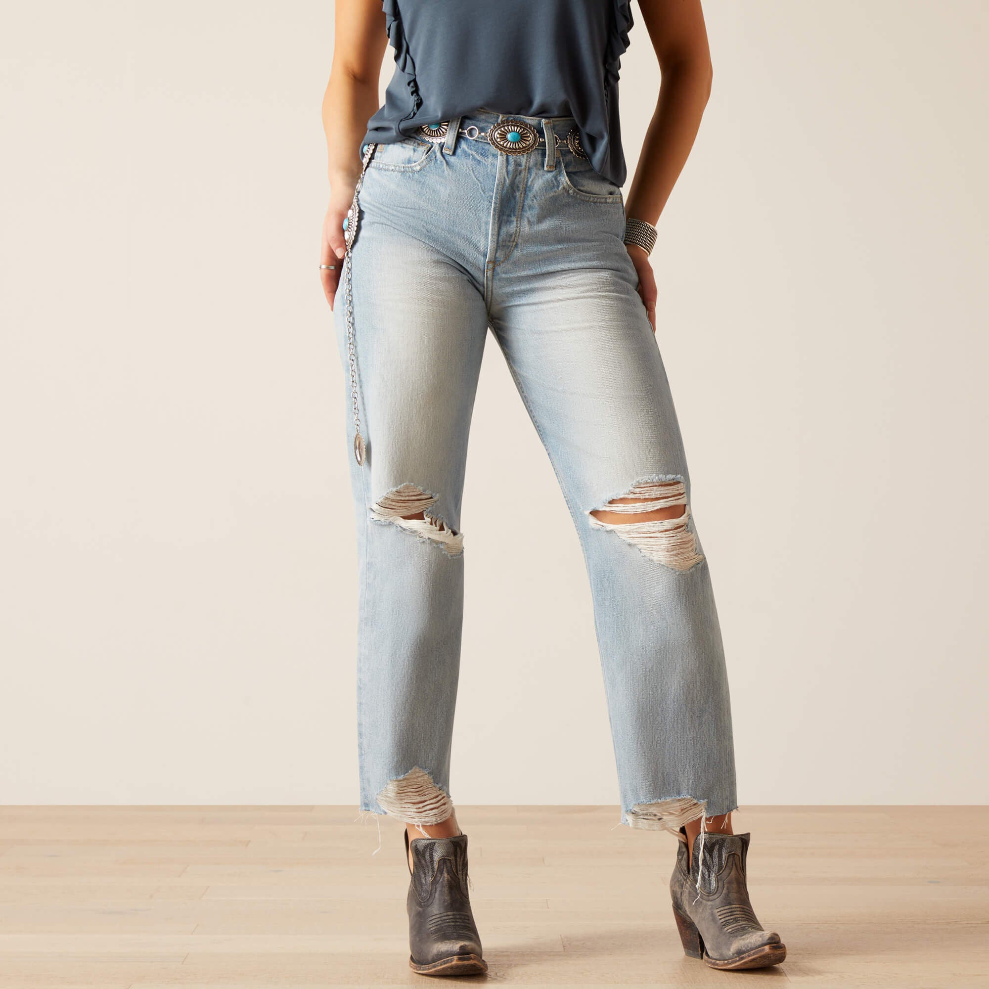 Ariat Ultra High Rise Tomboy Straight Jean Outlet