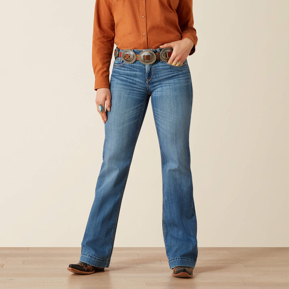 Ariat Perfect Rise Isabelle Wide Trouser Jeans On Sale
