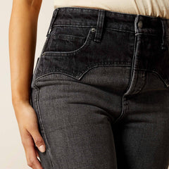 Ariat Ultra High Rise Cheyenne Yoke Tomboy Boot Cut Jean For Sale
