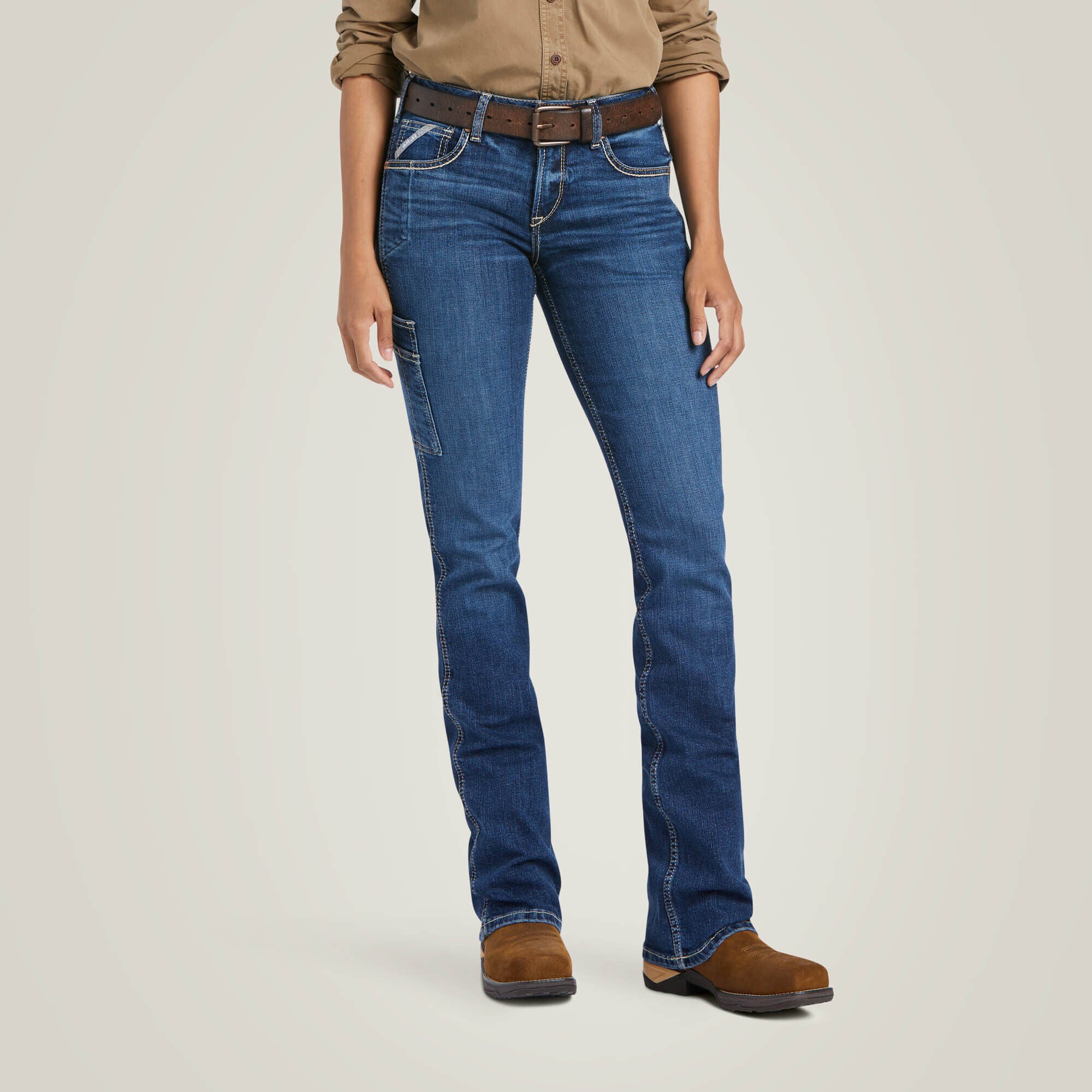 Ariat Rebar Work Flex Perfect Rise Riveter Boot Cut Jean Discount