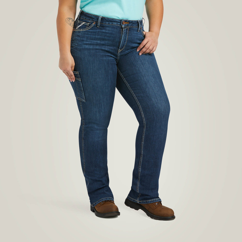 Ariat Rebar Work Flex Perfect Rise Riveter Boot Cut Jean Discount