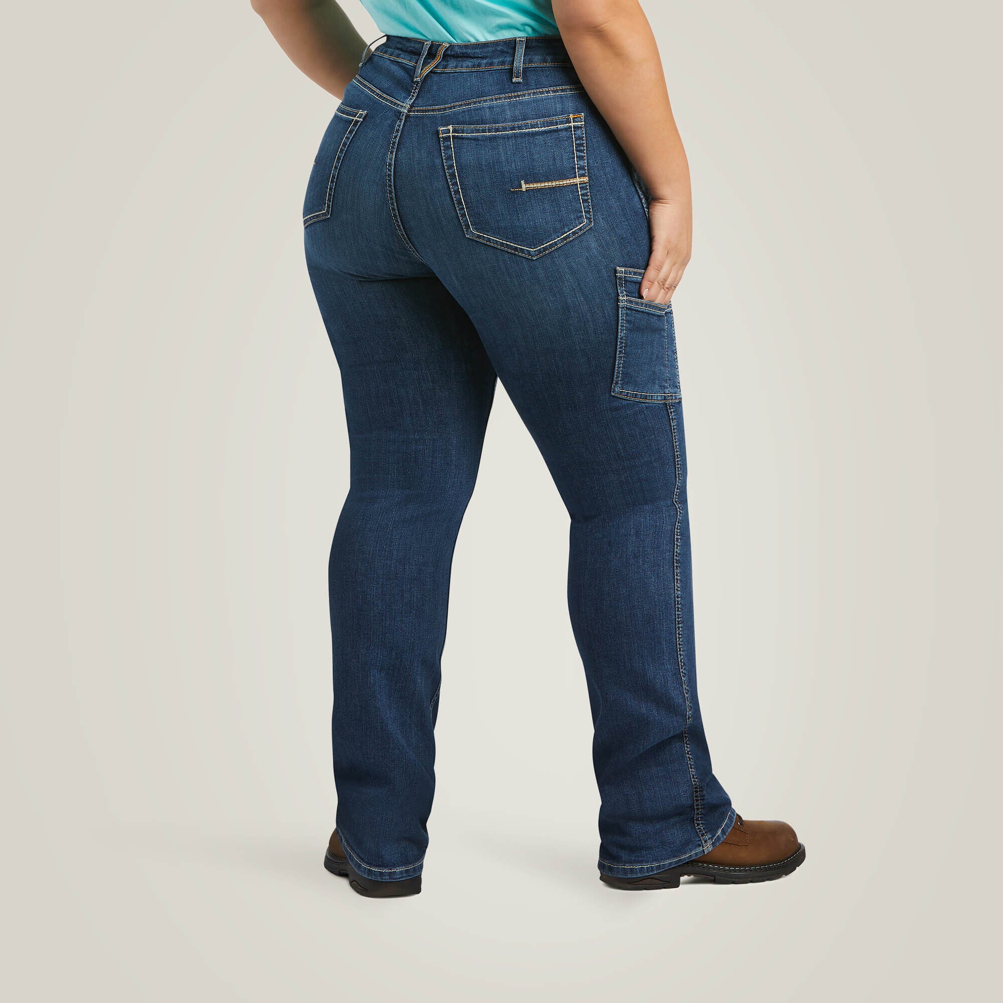 Ariat Rebar Work Flex Perfect Rise Riveter Boot Cut Jean Discount