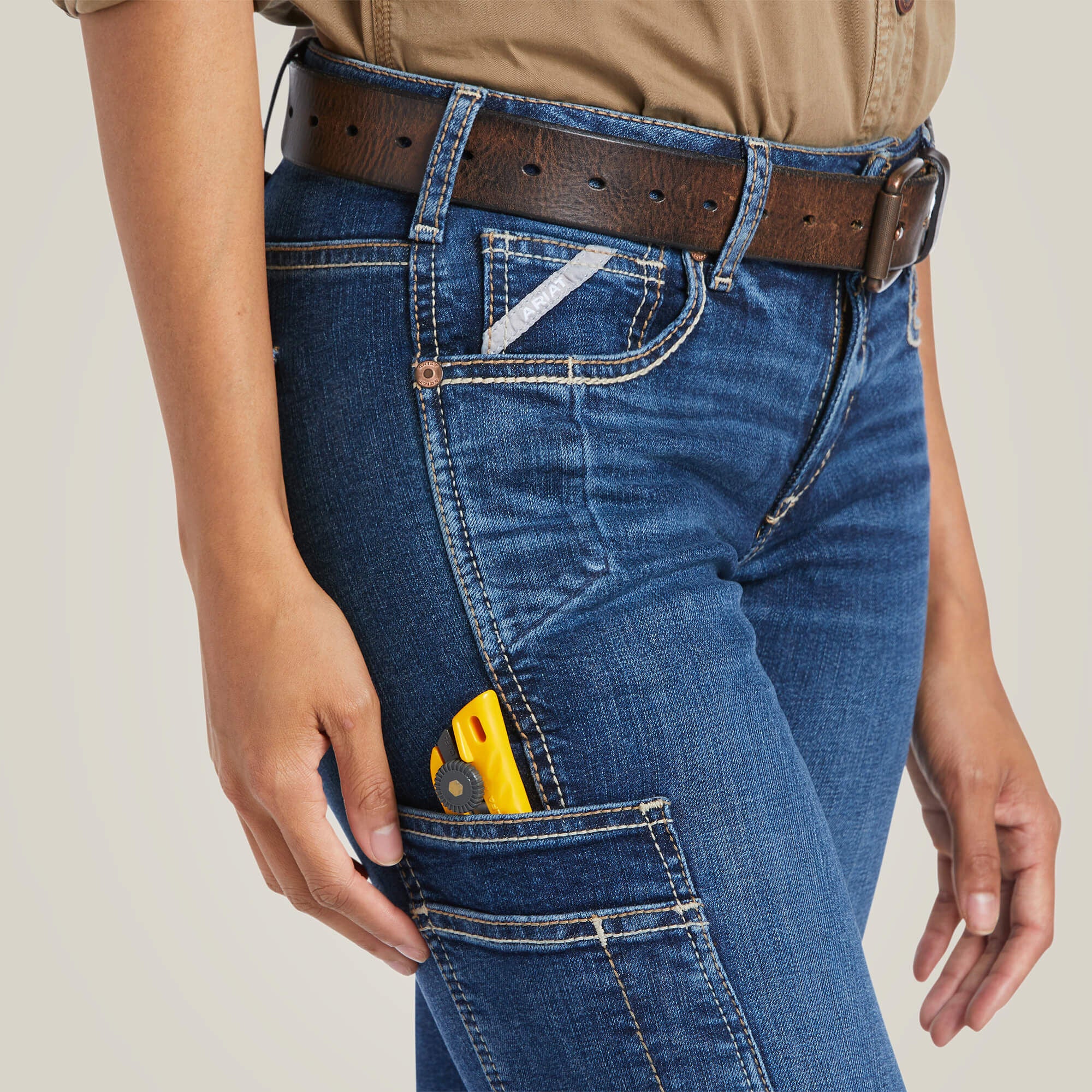 Ariat Rebar Work Flex Perfect Rise Riveter Boot Cut Jean Discount