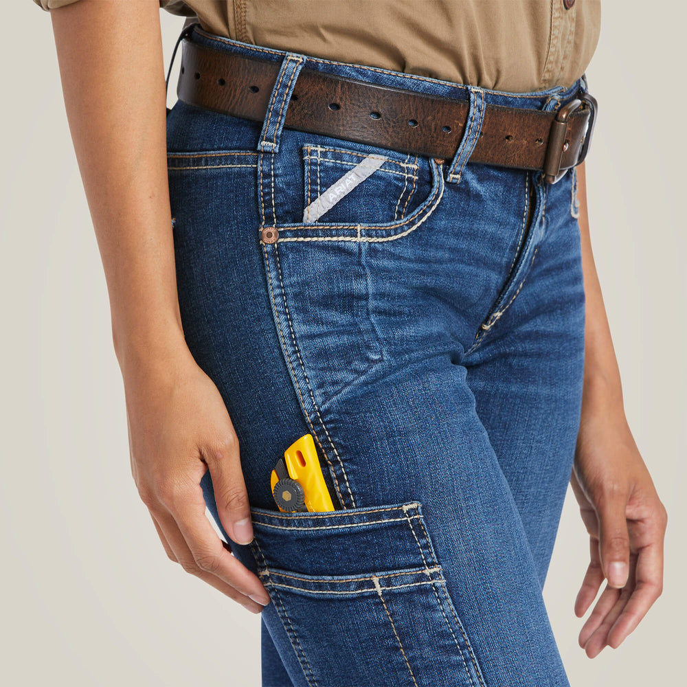 Ariat Rebar Work Flex Perfect Rise Riveter Boot Cut Jean Discount