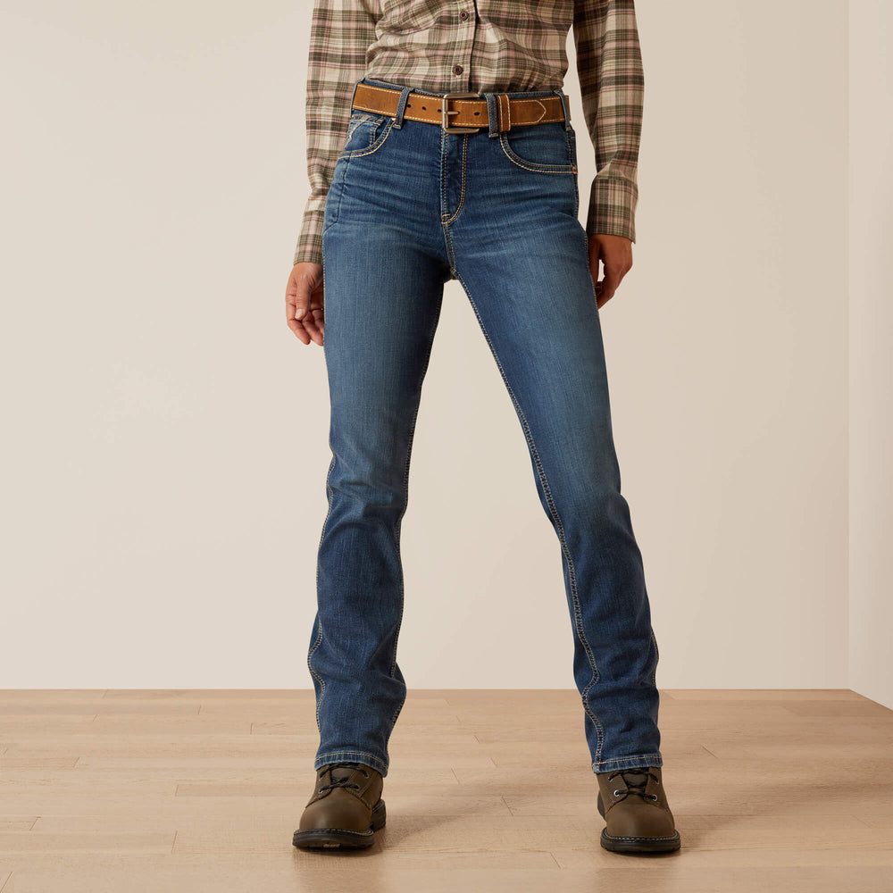 Ariat Rebar High Rise Riveter Straight Jean On Sale