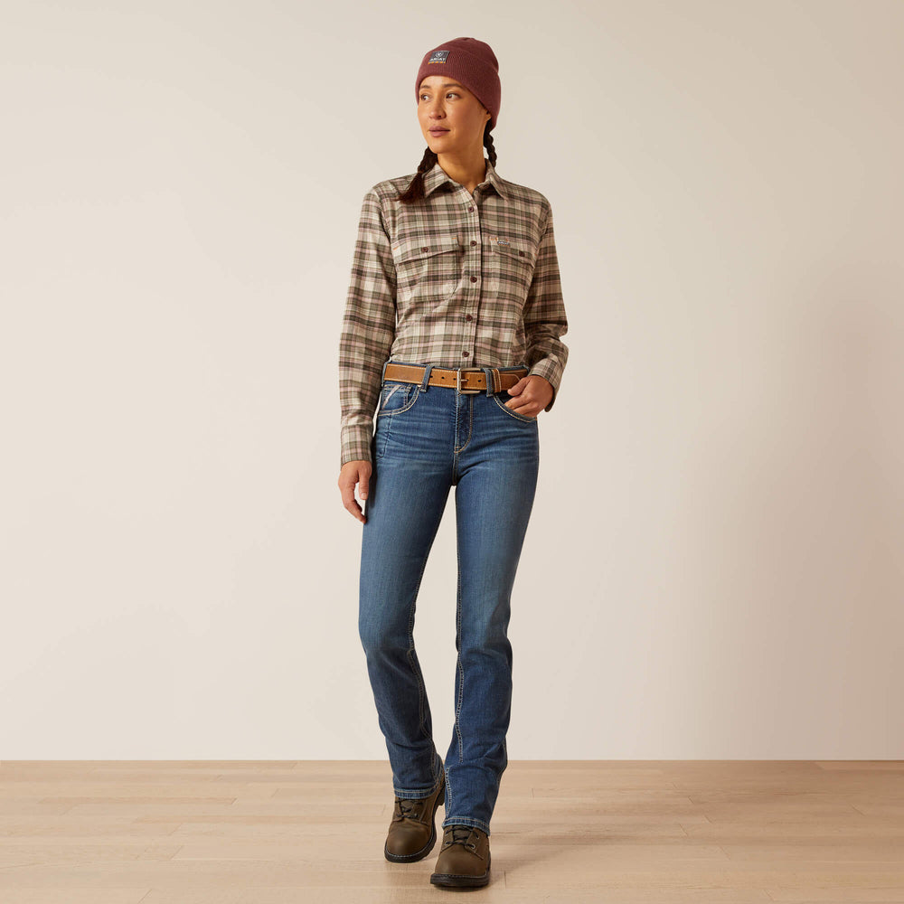 Ariat Rebar High Rise Riveter Straight Jean On Sale