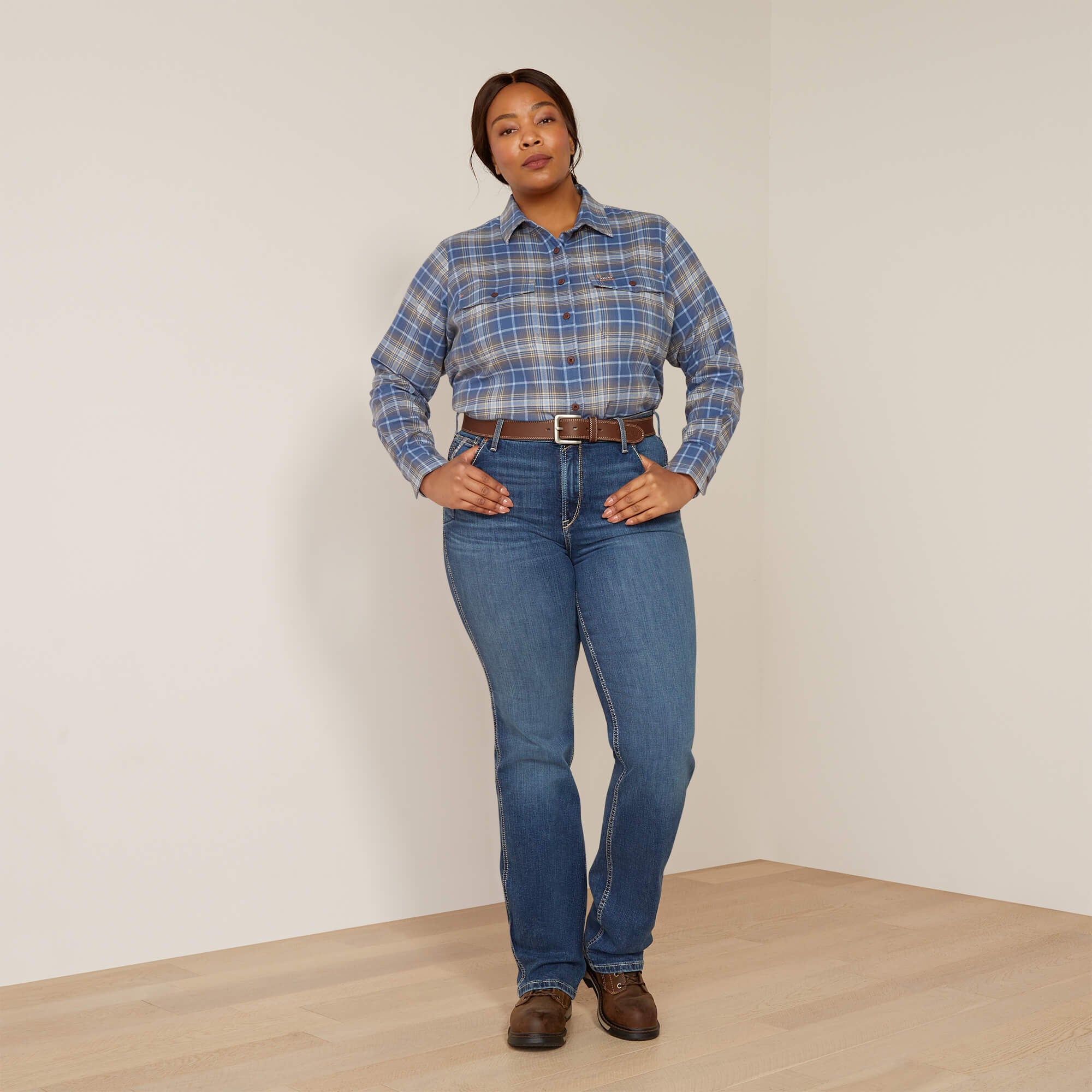 Ariat Rebar High Rise Riveter Straight Jean On Sale