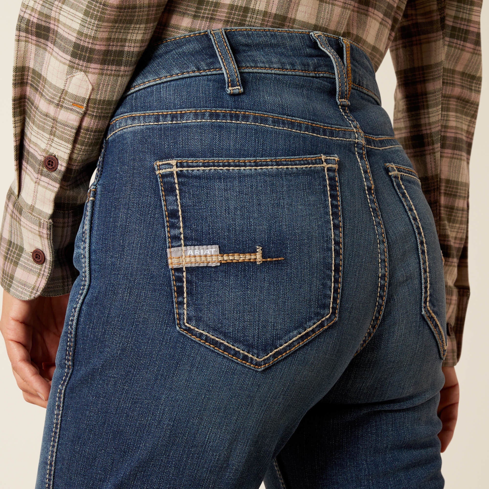 Ariat Rebar High Rise Riveter Straight Jean On Sale