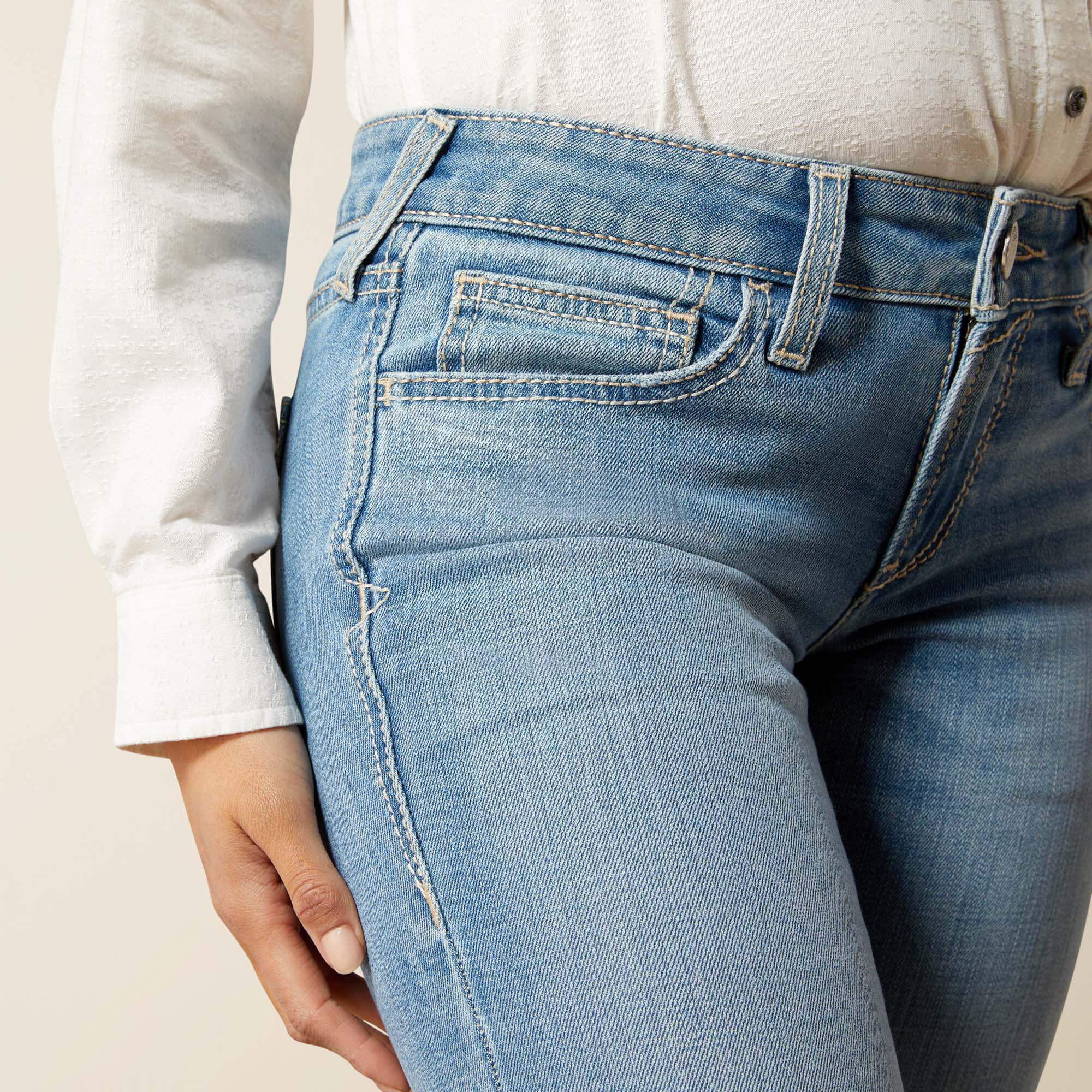 Ariat Mid Rise Giovana Leg Slim Trouser Jeans For Sale