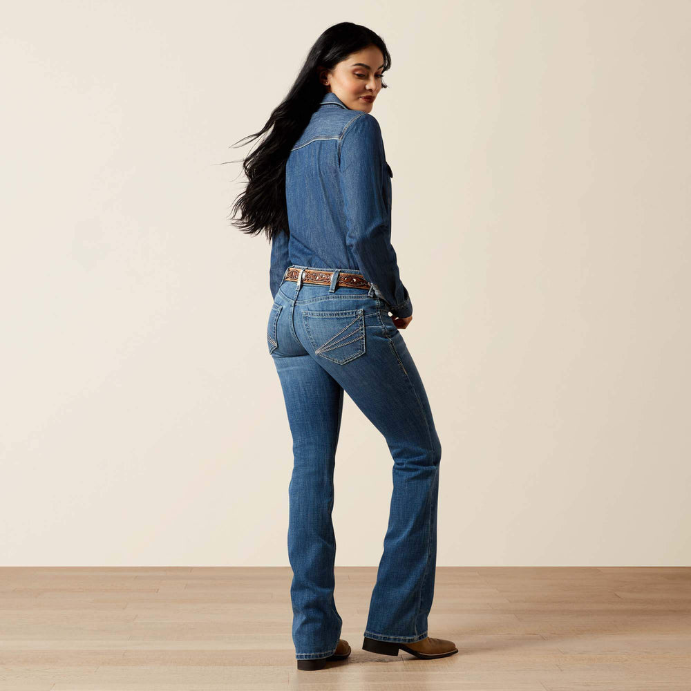 Ariat Mid Rise Aisha Boot Cut Jean Outlet