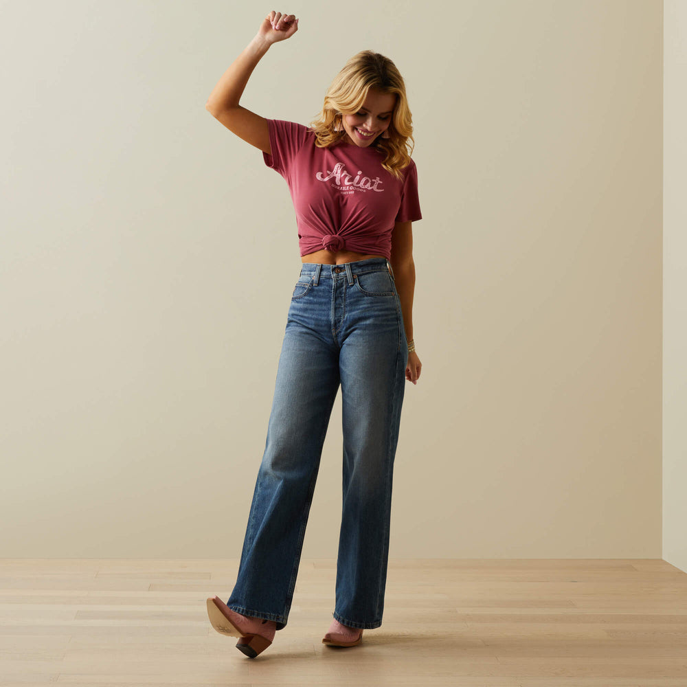 Ariat Ultra High Rise Tomboy Wide Jean Sale