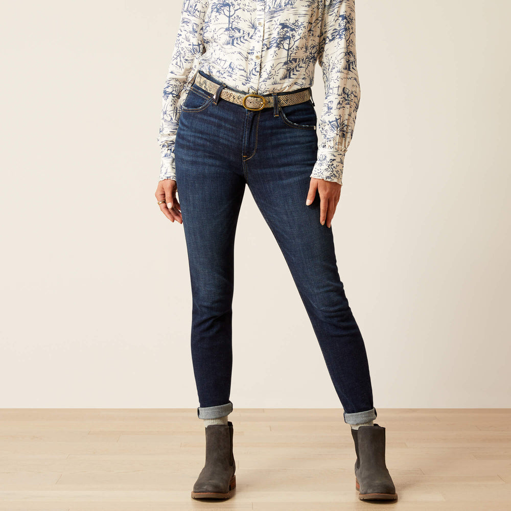 Ariat High Rise Bridle Skinny Jeans Discount