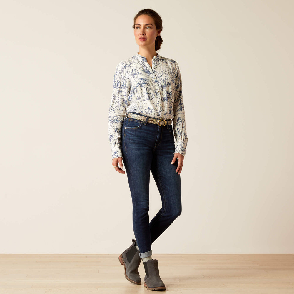 Ariat High Rise Bridle Skinny Jeans Discount