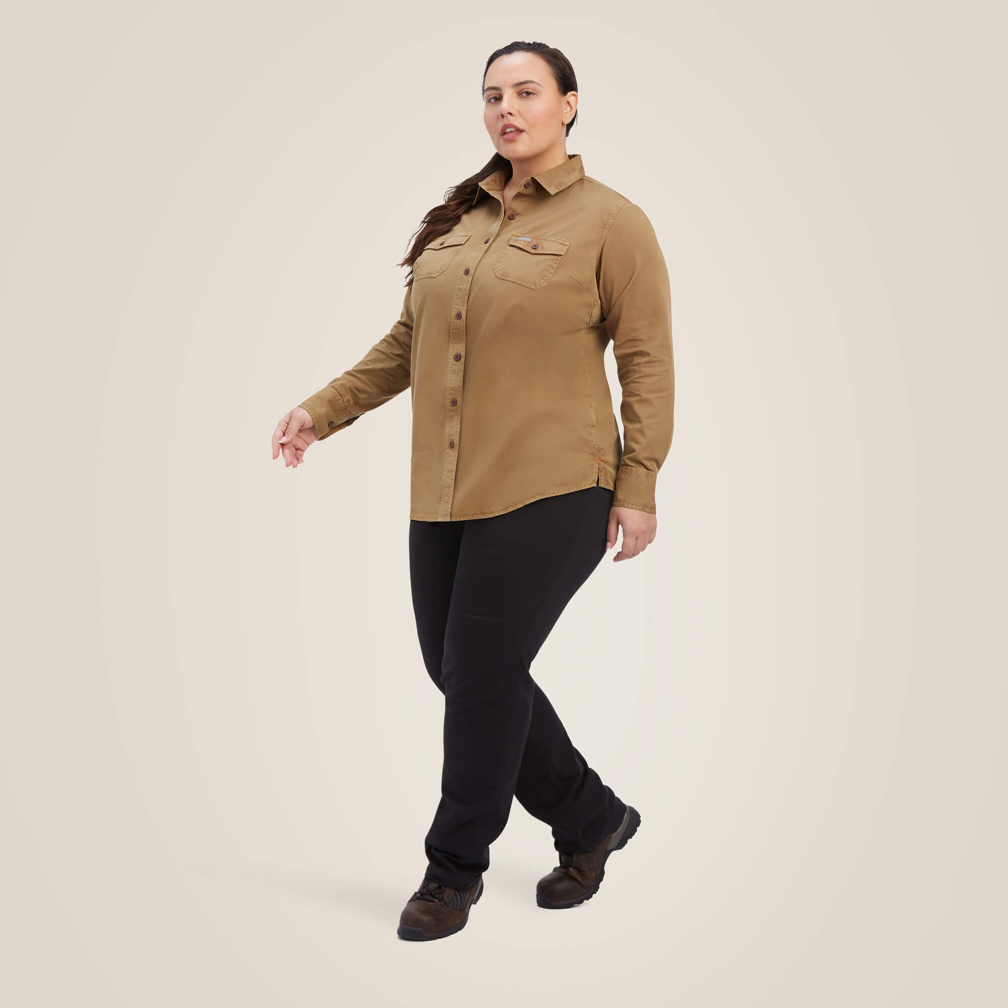 Ariat Rebar Washed Twill Work Shirt On Sale