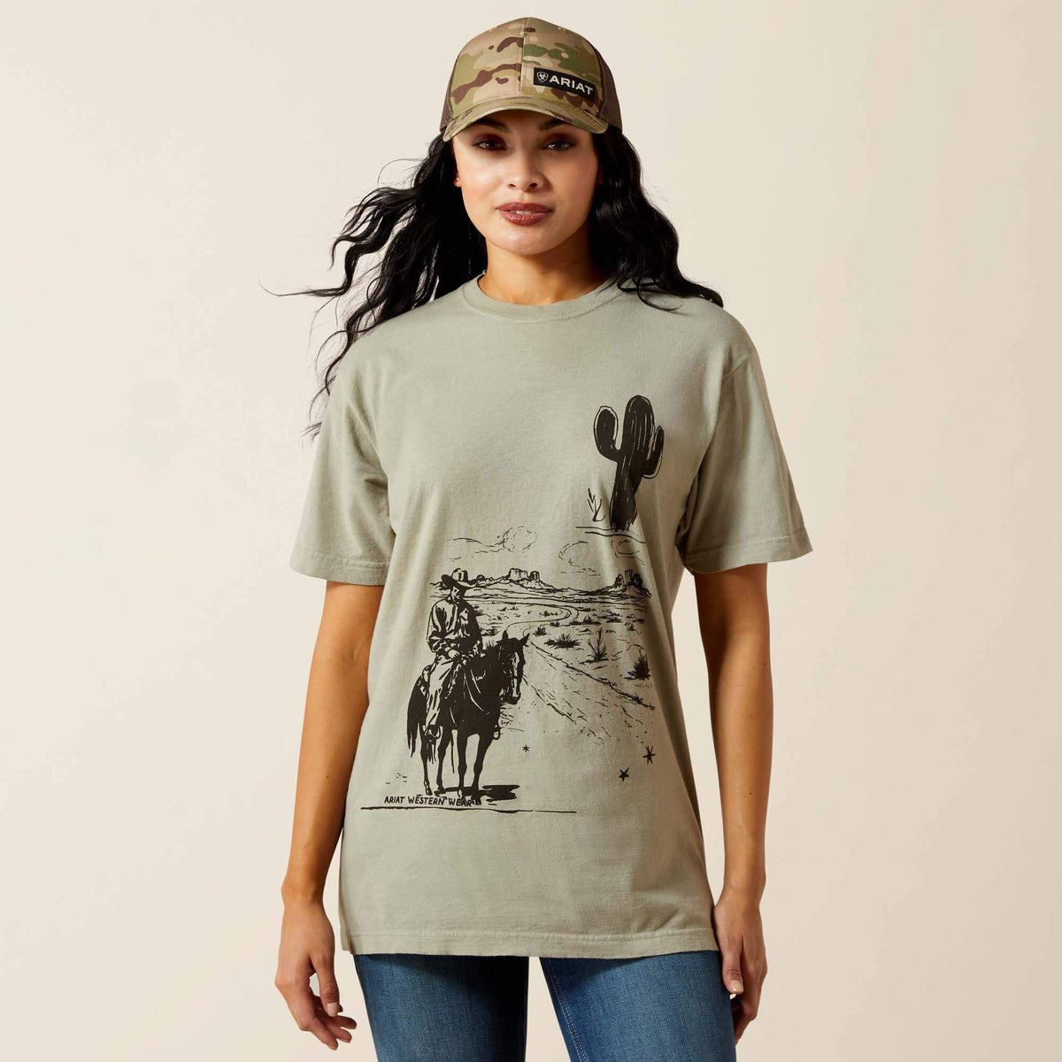 Ariat Ariat Sketchy Cowboy T-Shirt Sale