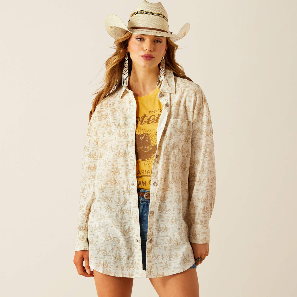 Ariat Poppy Summer Overshirt Shirt For Sale