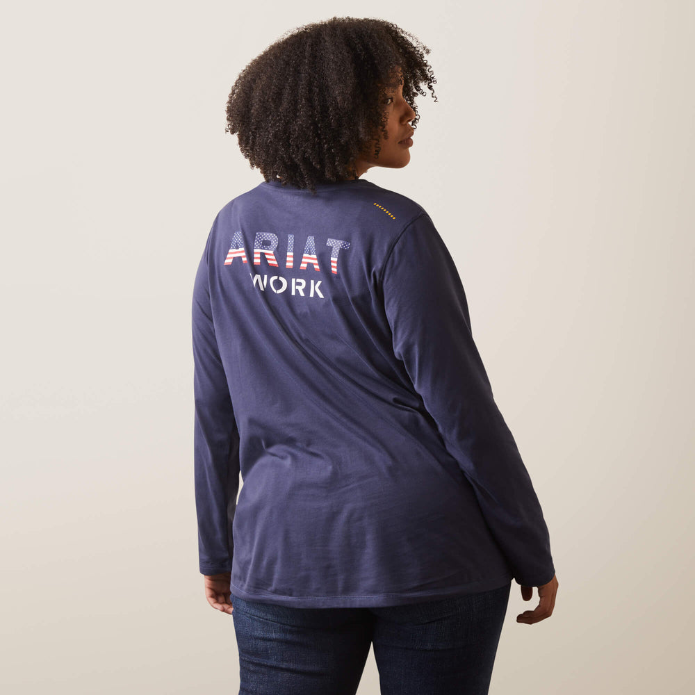 Ariat Rebar Workman USA Logo T-Shirt Discount