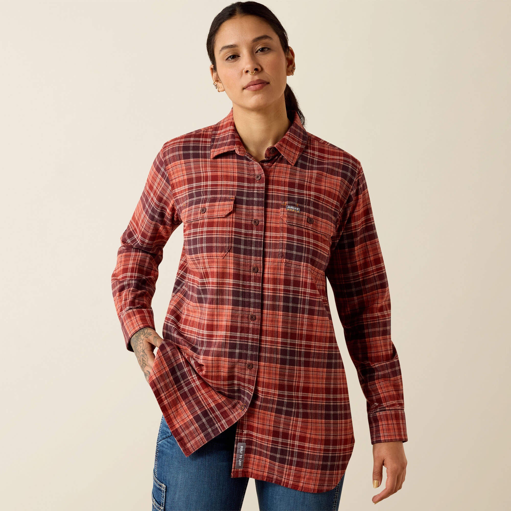 Ariat Rebar DuraStretch Flannel Tunic Sale
