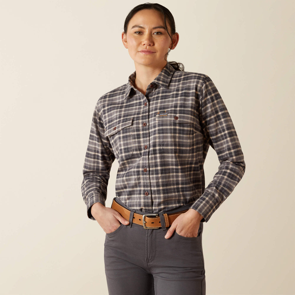 Ariat Rebar Flannel DuraStretch Work Shirt For Sale