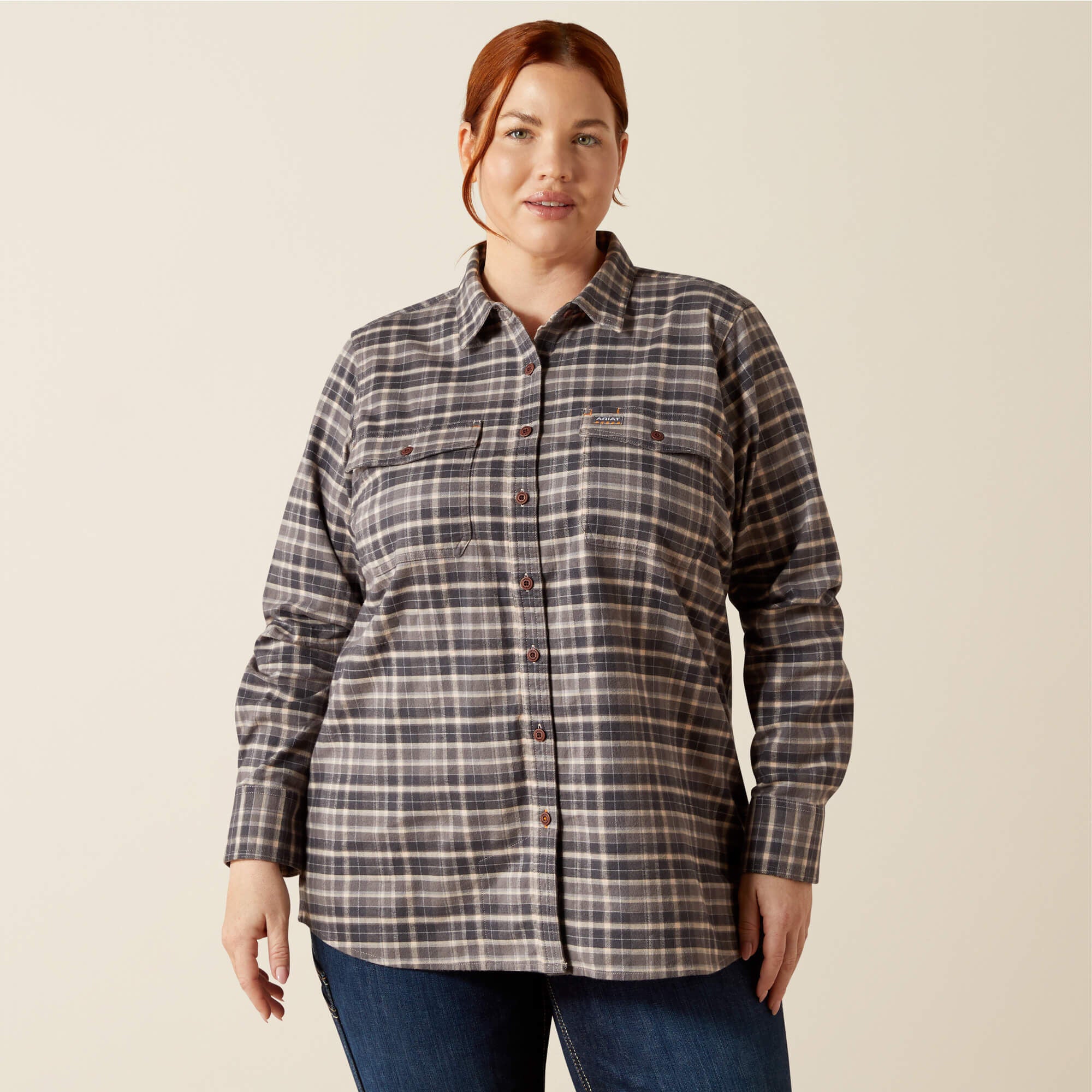 Ariat Rebar Flannel DuraStretch Work Shirt For Sale