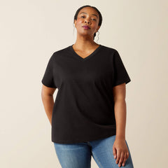 Ariat Rebar Cotton Strong Standard V-Neck T-Shirt Discount