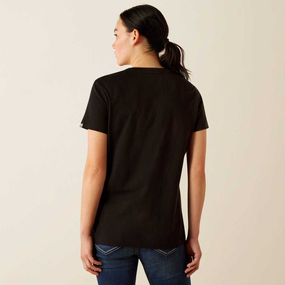 Ariat Rebar Cotton Strong Standard V-Neck T-Shirt Discount
