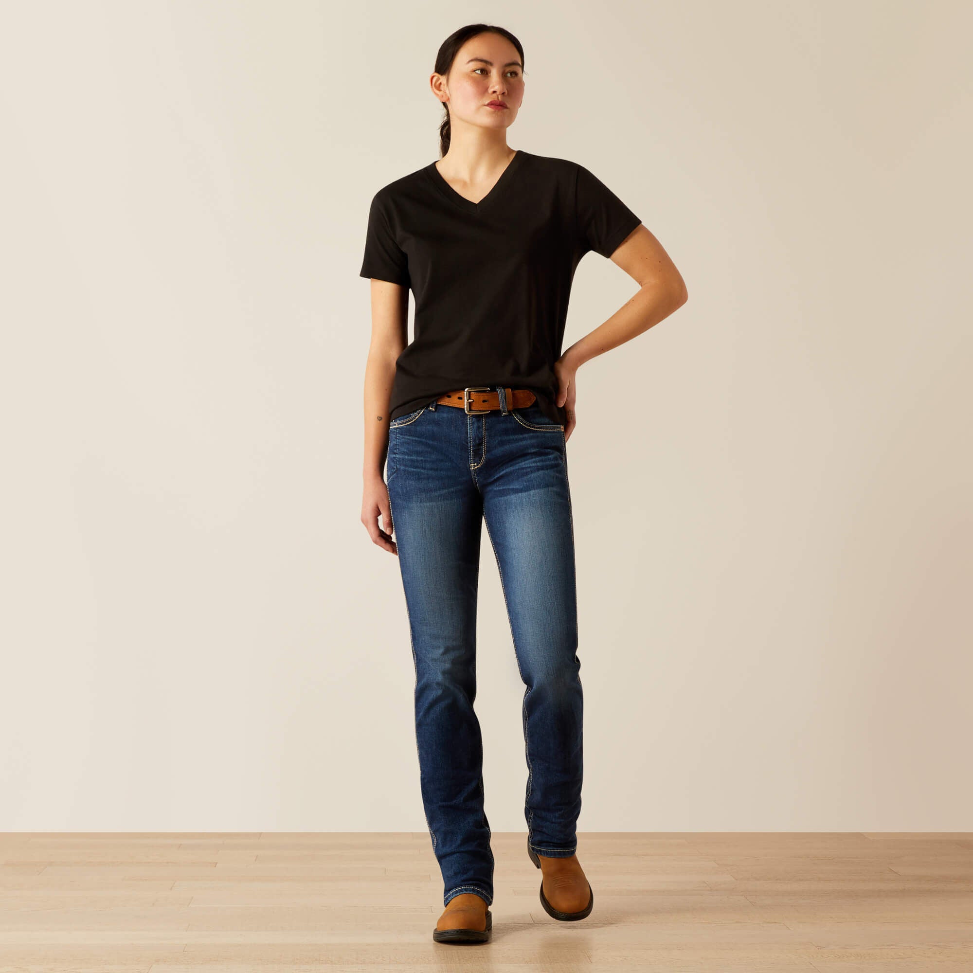 Ariat Rebar Cotton Strong Standard V-Neck T-Shirt Discount
