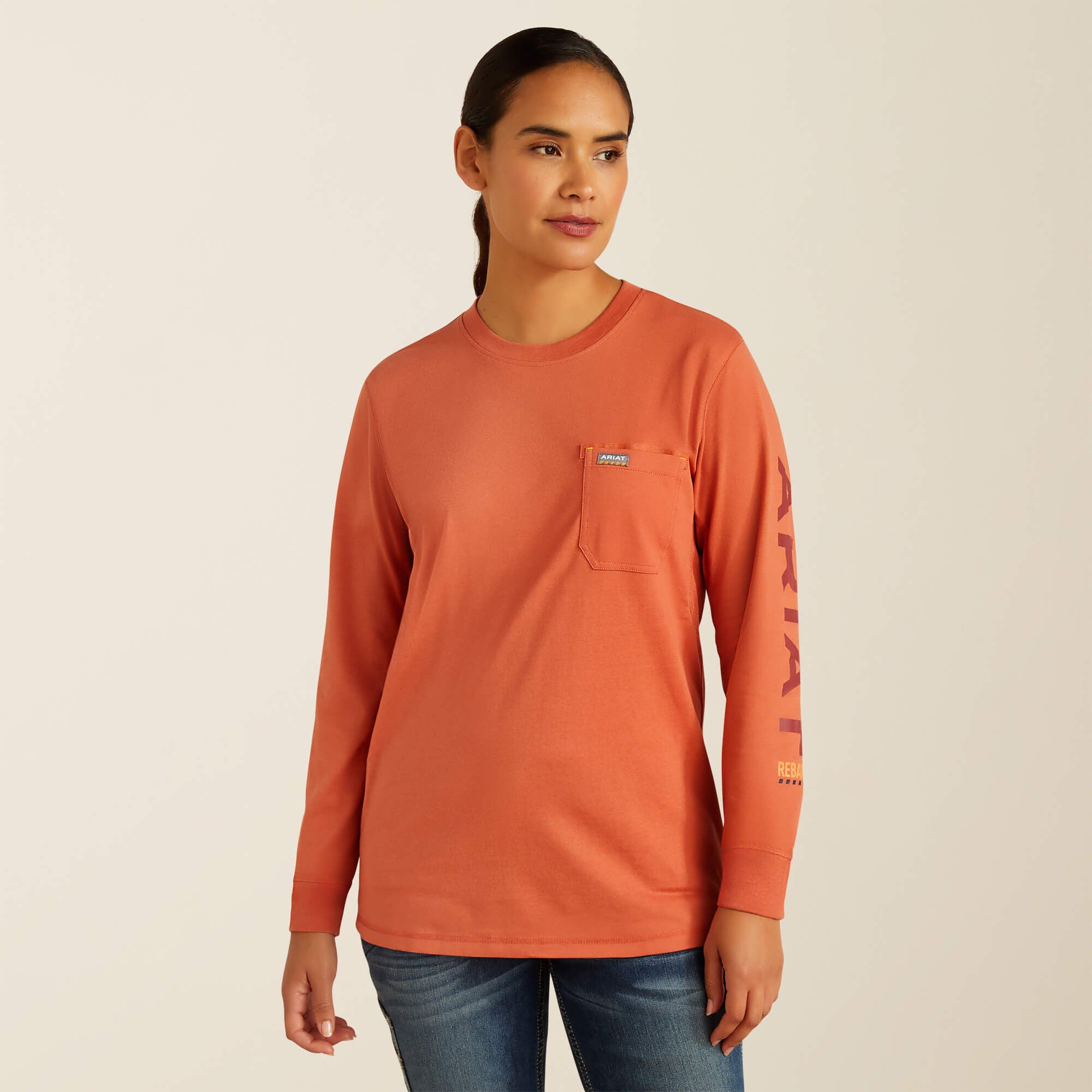 Ariat Rebar Workman Logo T-Shirt Discount
