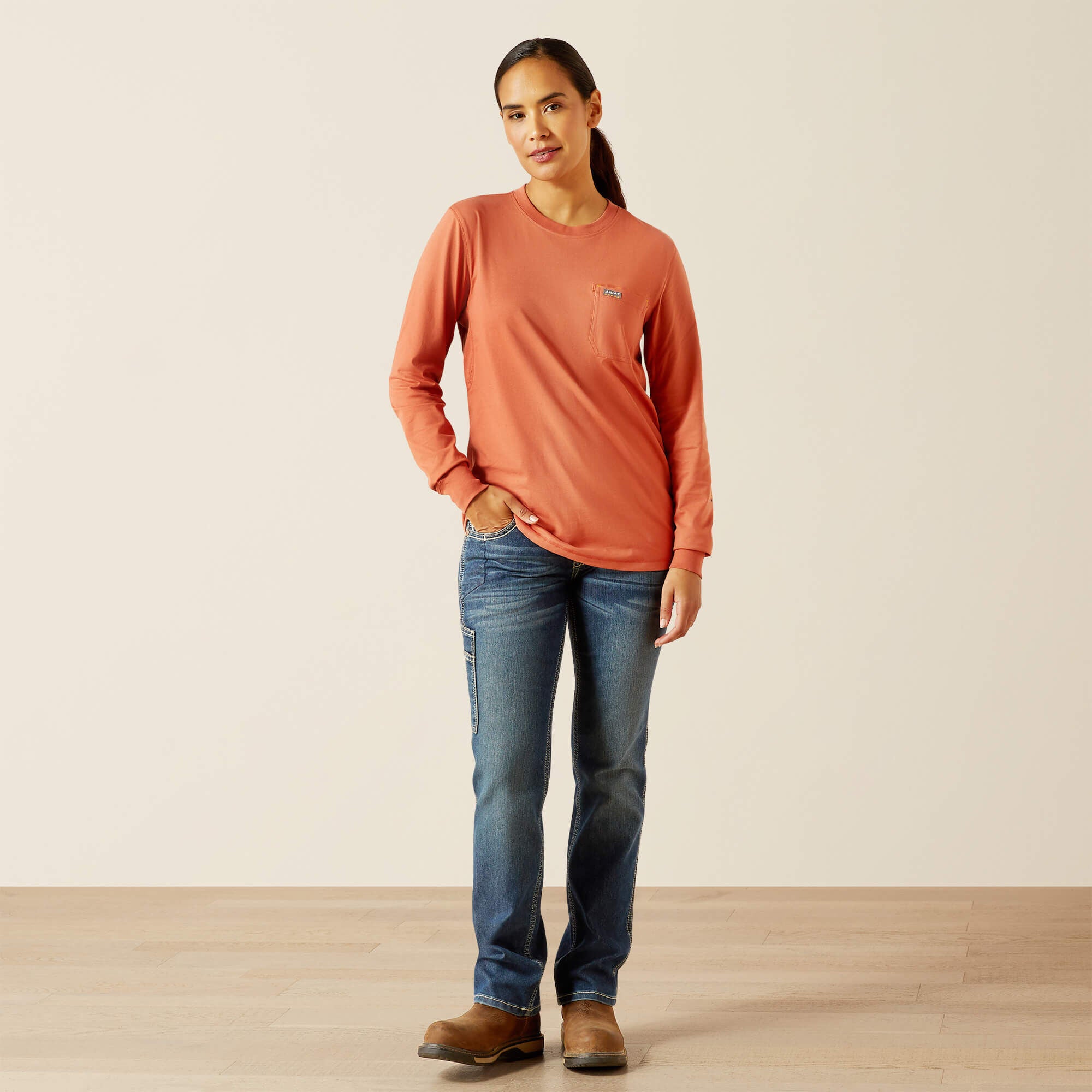 Ariat Rebar Workman Logo T-Shirt Discount