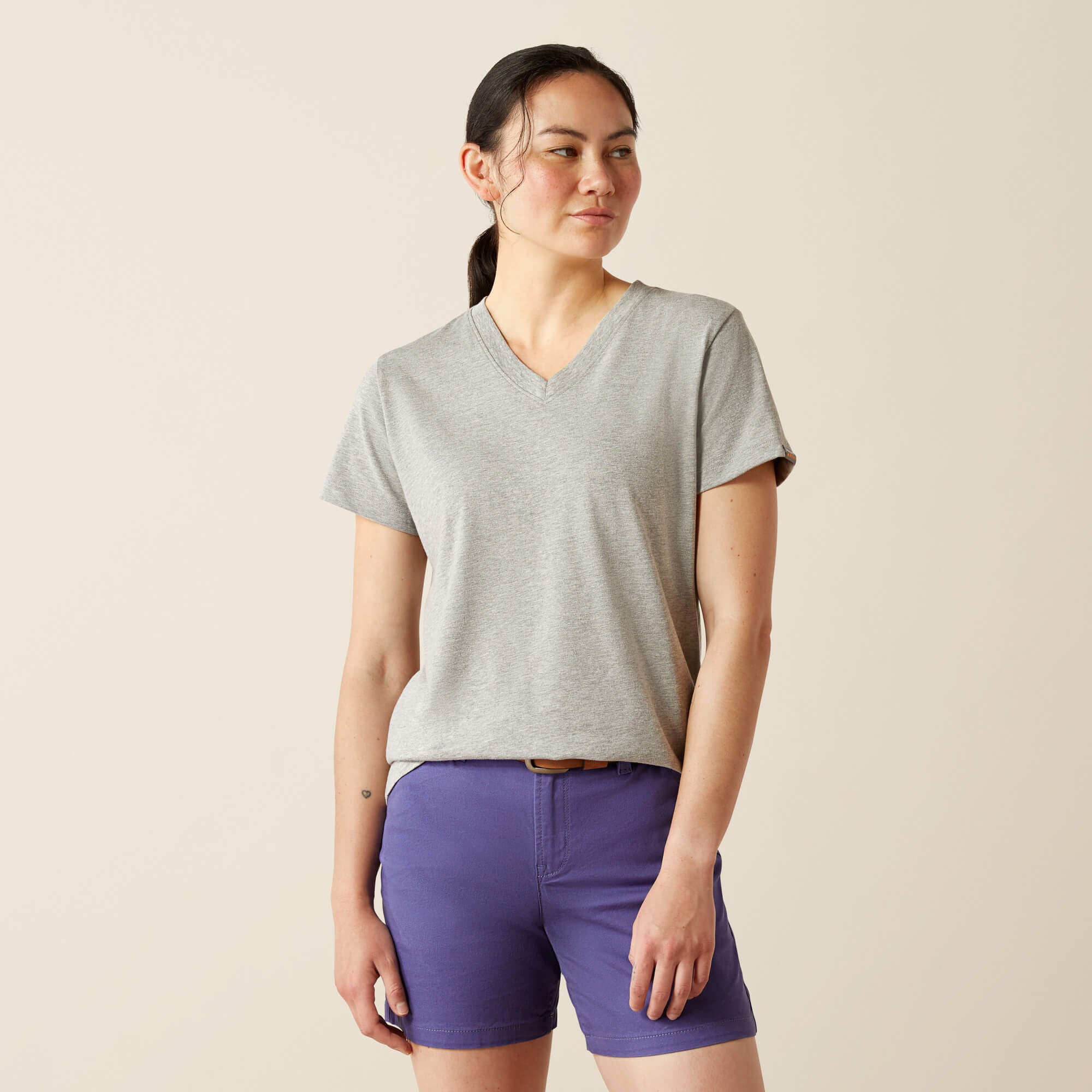Ariat Rebar Cotton Strong Standard V-Neck T-Shirt Online