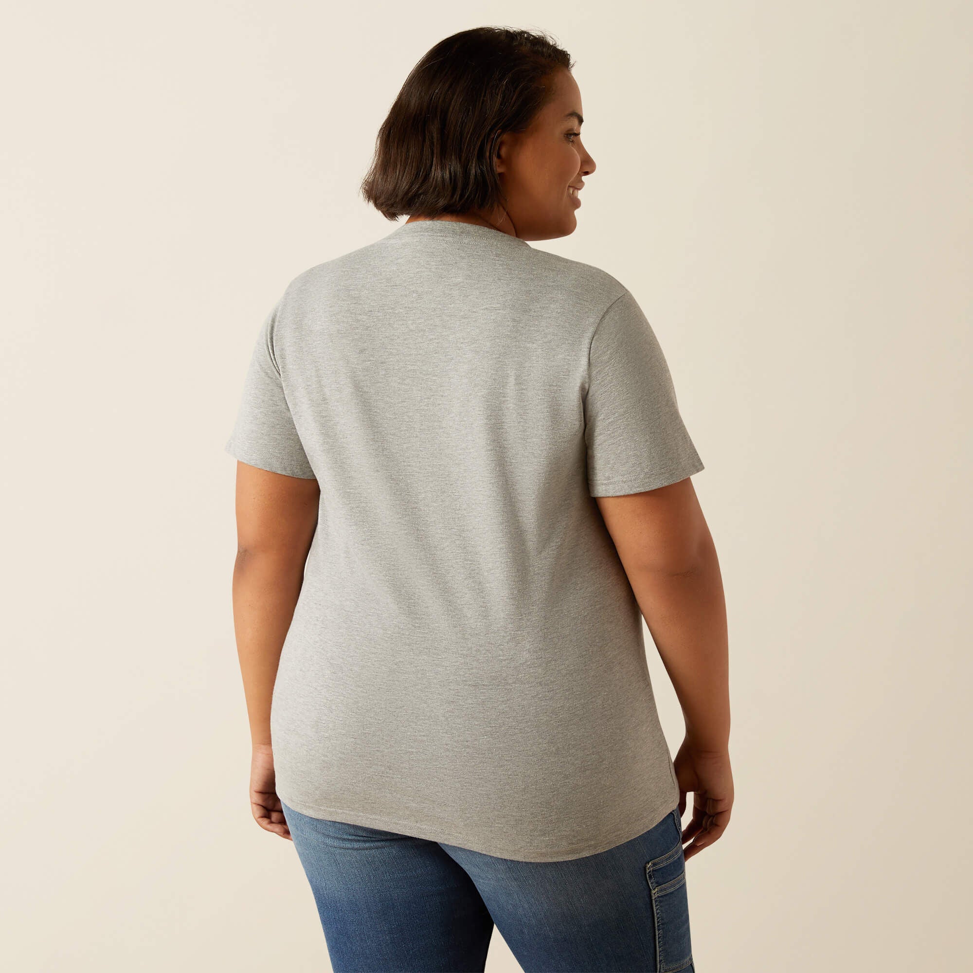 Ariat Rebar Cotton Strong Standard V-Neck T-Shirt Online
