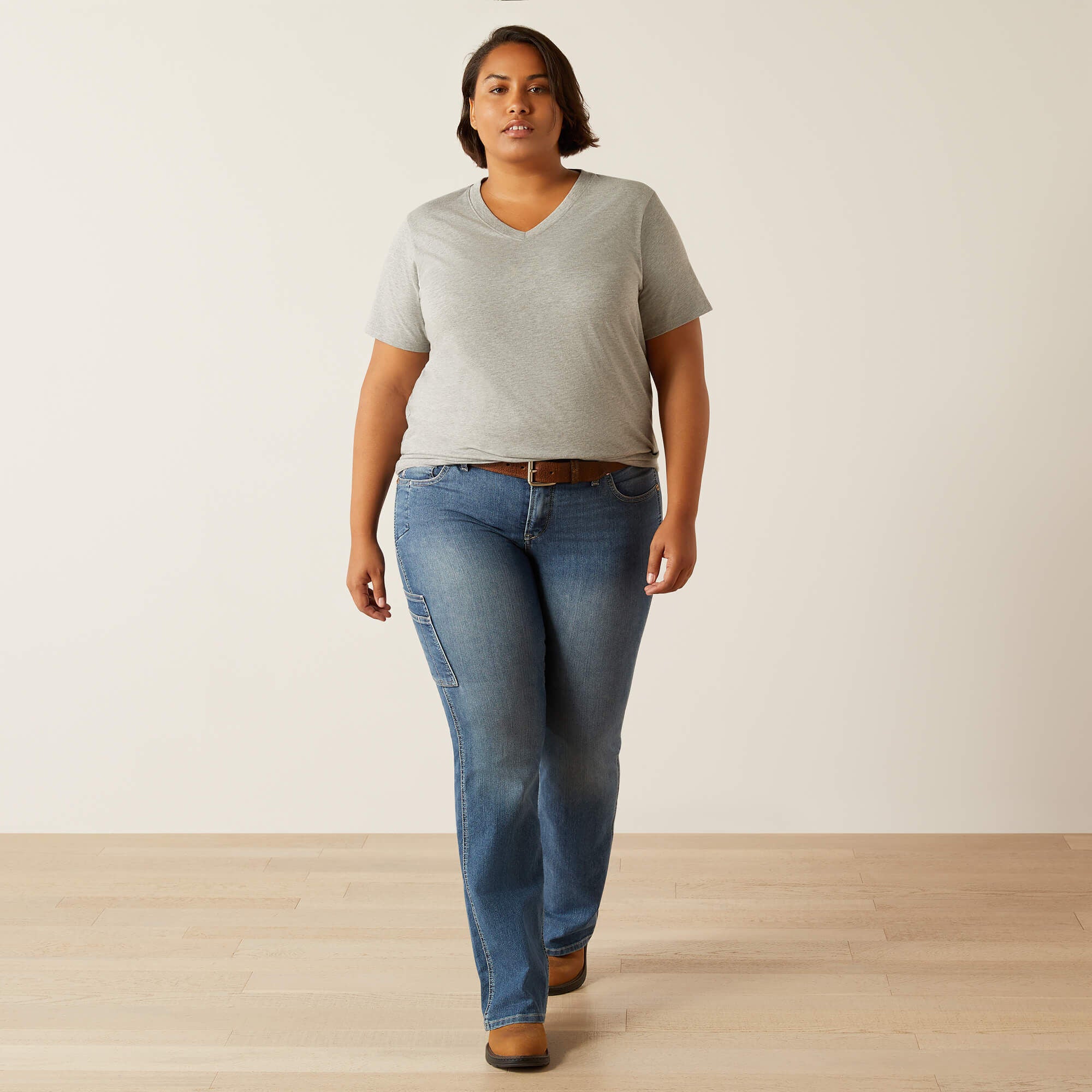 Ariat Rebar Cotton Strong Standard V-Neck T-Shirt Online