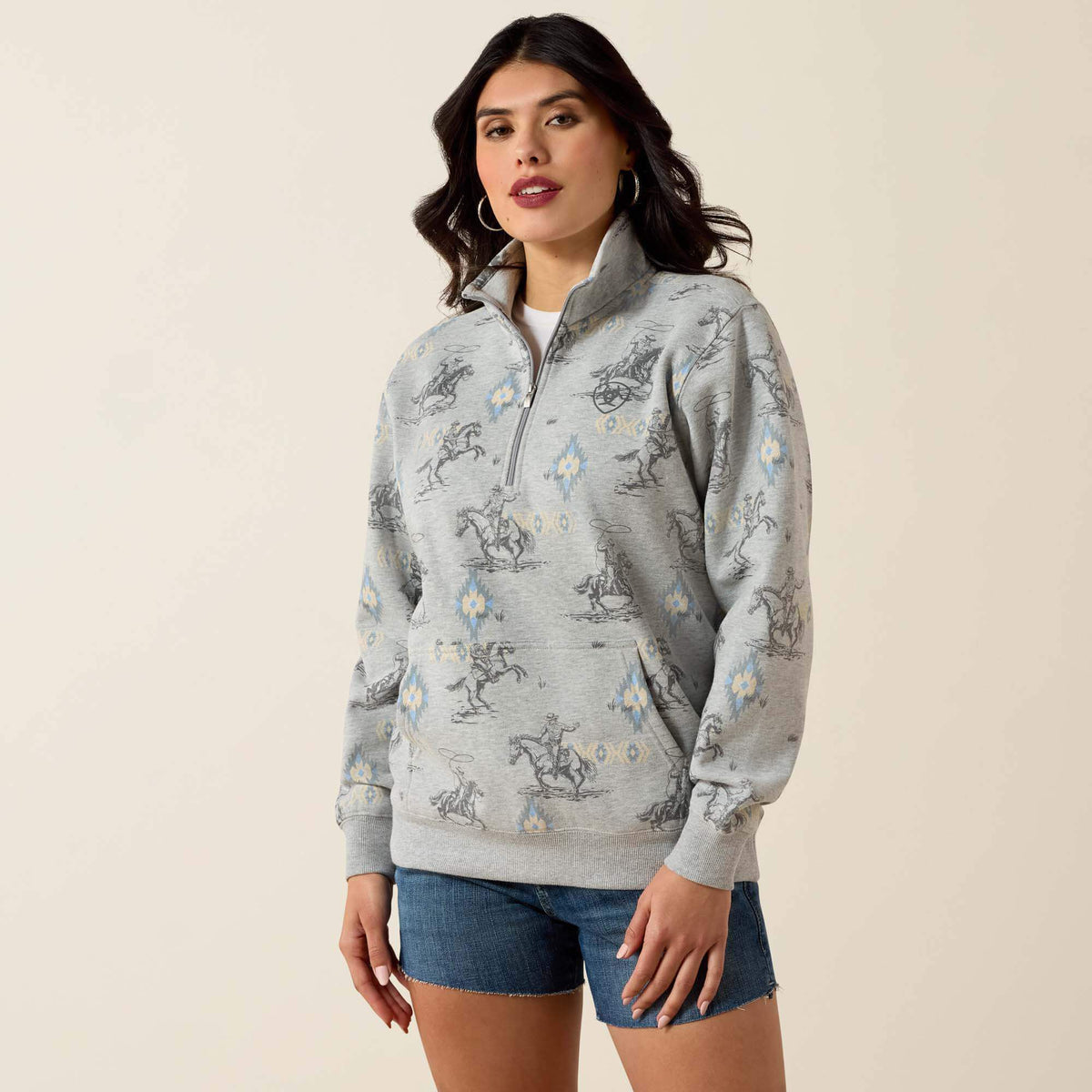 Ariat Sapphire 1/2 Zip Sweatshirt Sale