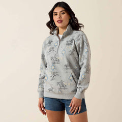 Ariat Sapphire 1/2 Zip Sweatshirt Sale