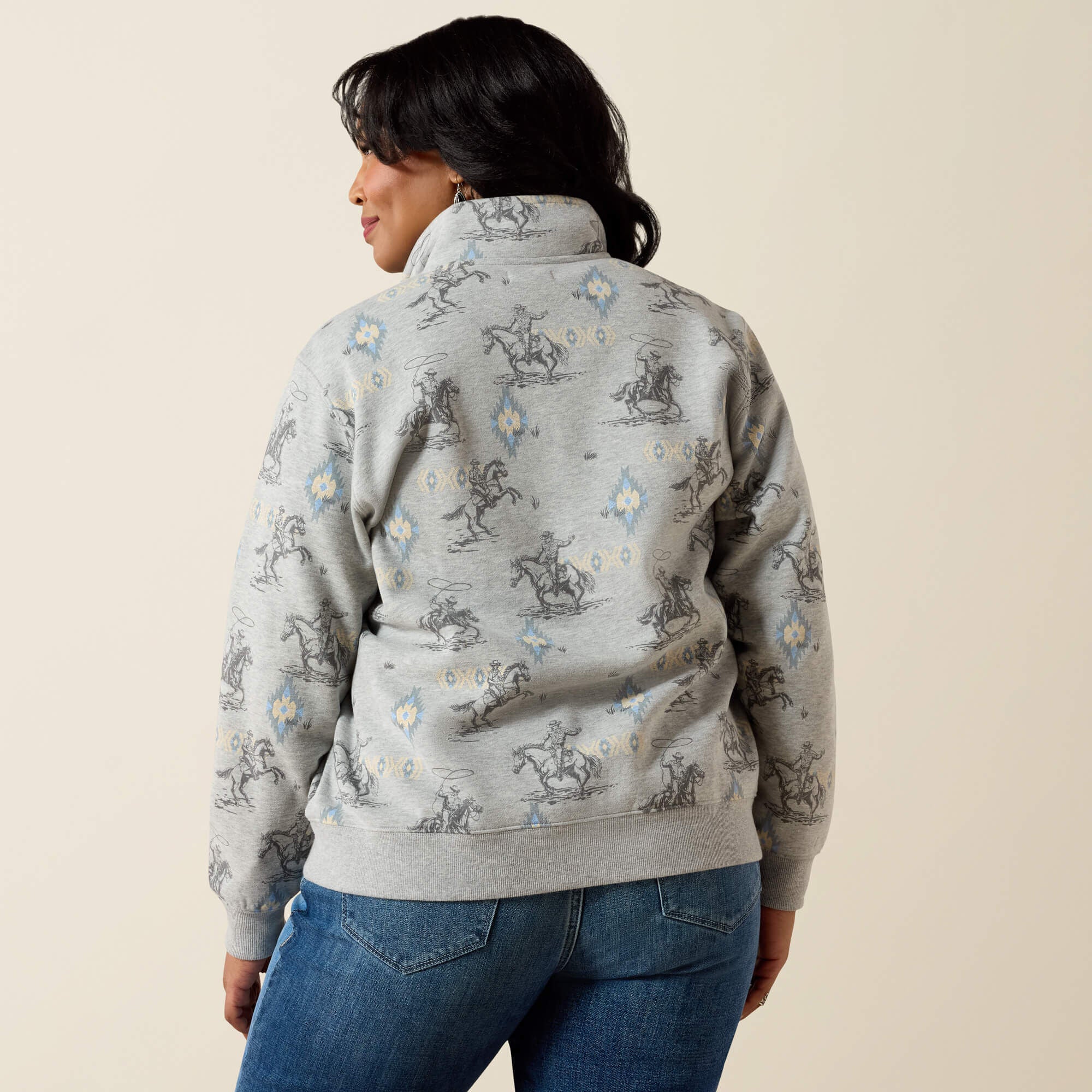 Ariat Sapphire 1/2 Zip Sweatshirt Sale