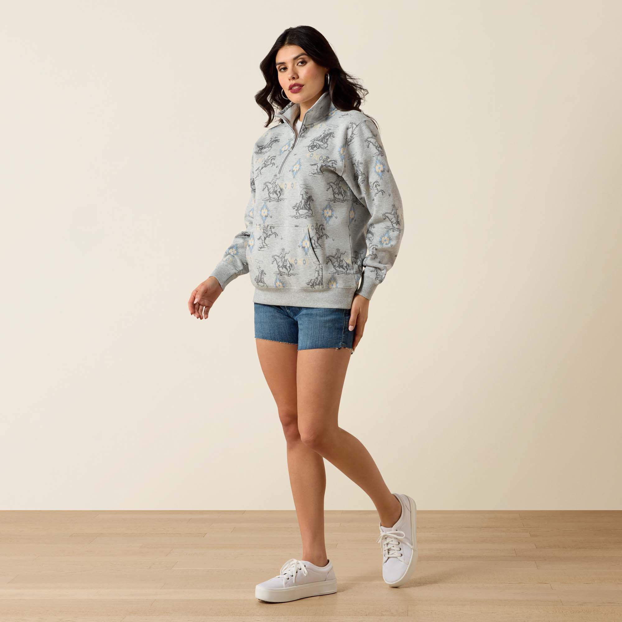Ariat Sapphire 1/2 Zip Sweatshirt Sale