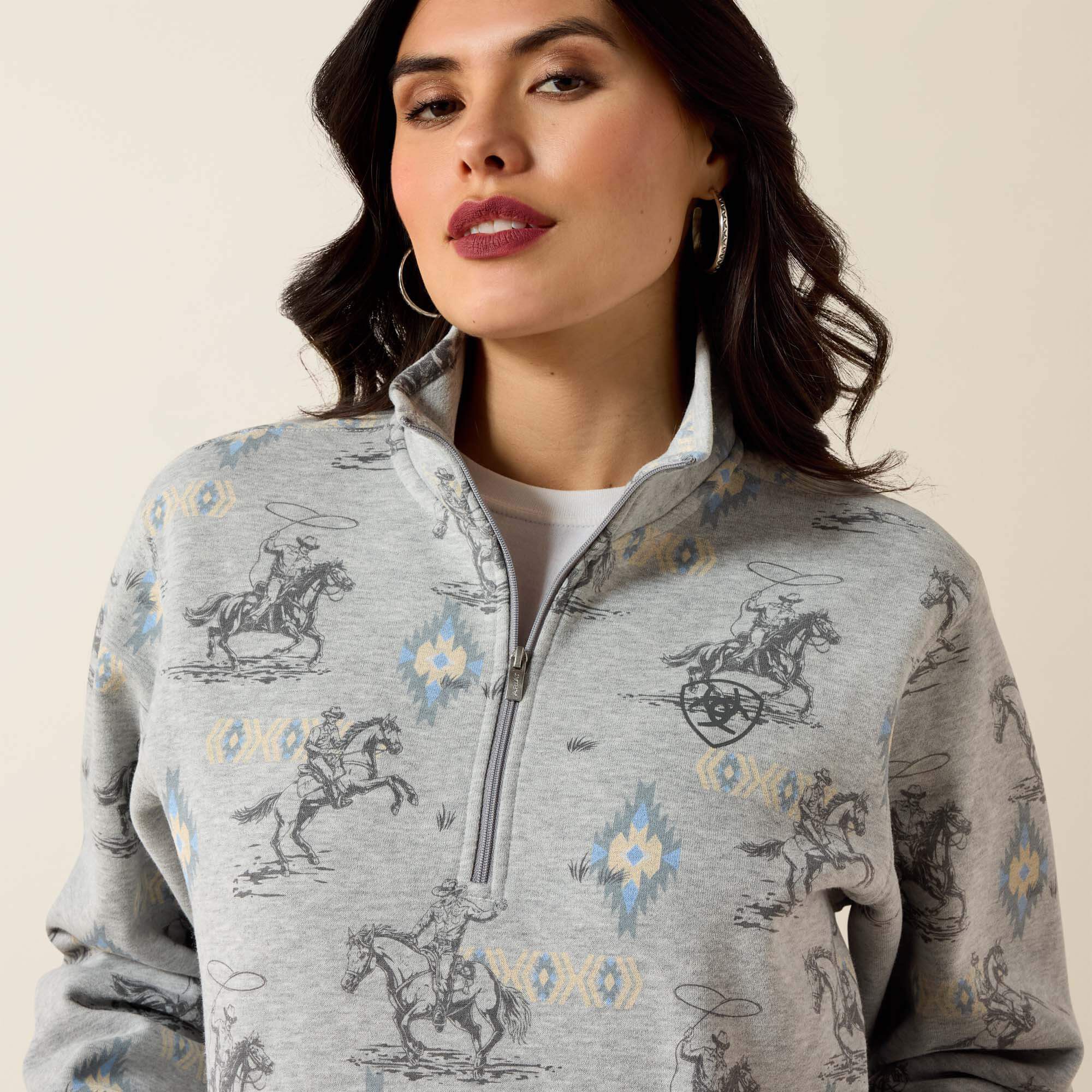 Ariat Sapphire 1/2 Zip Sweatshirt Sale