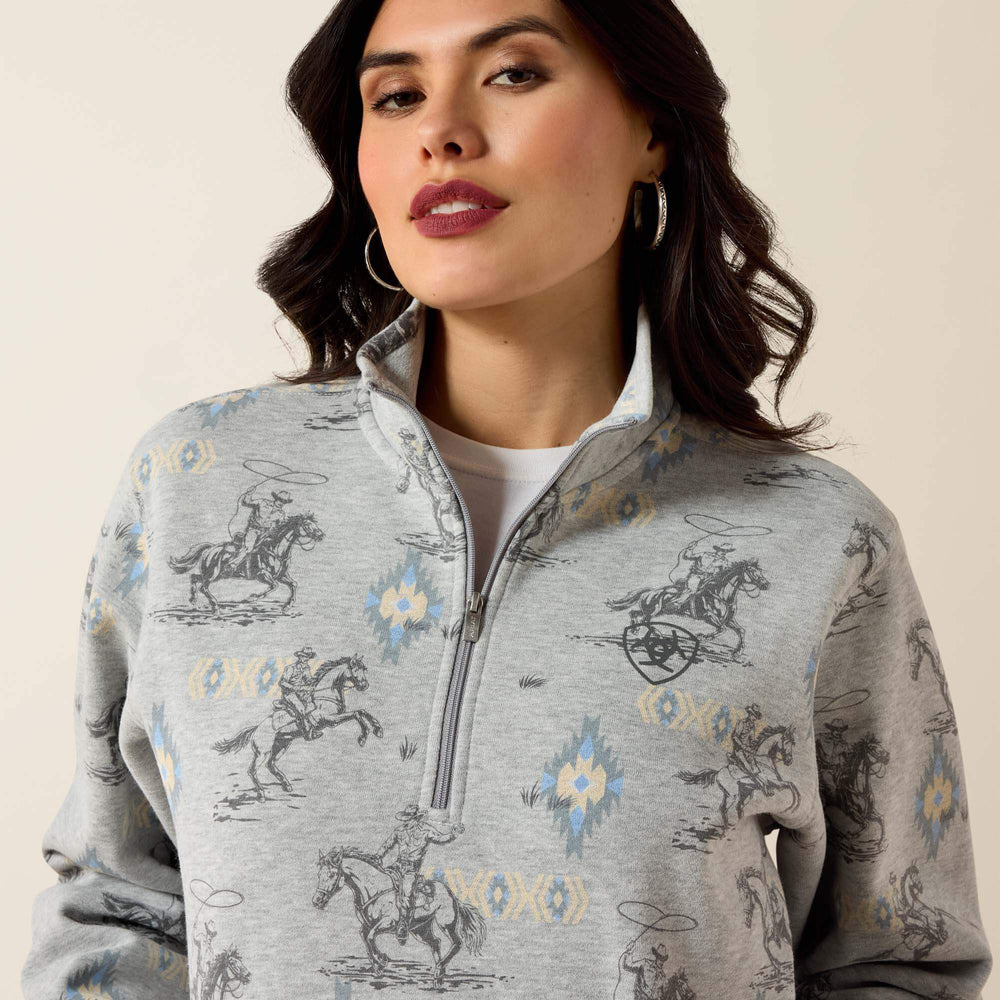 Ariat Sapphire 1/2 Zip Sweatshirt Sale