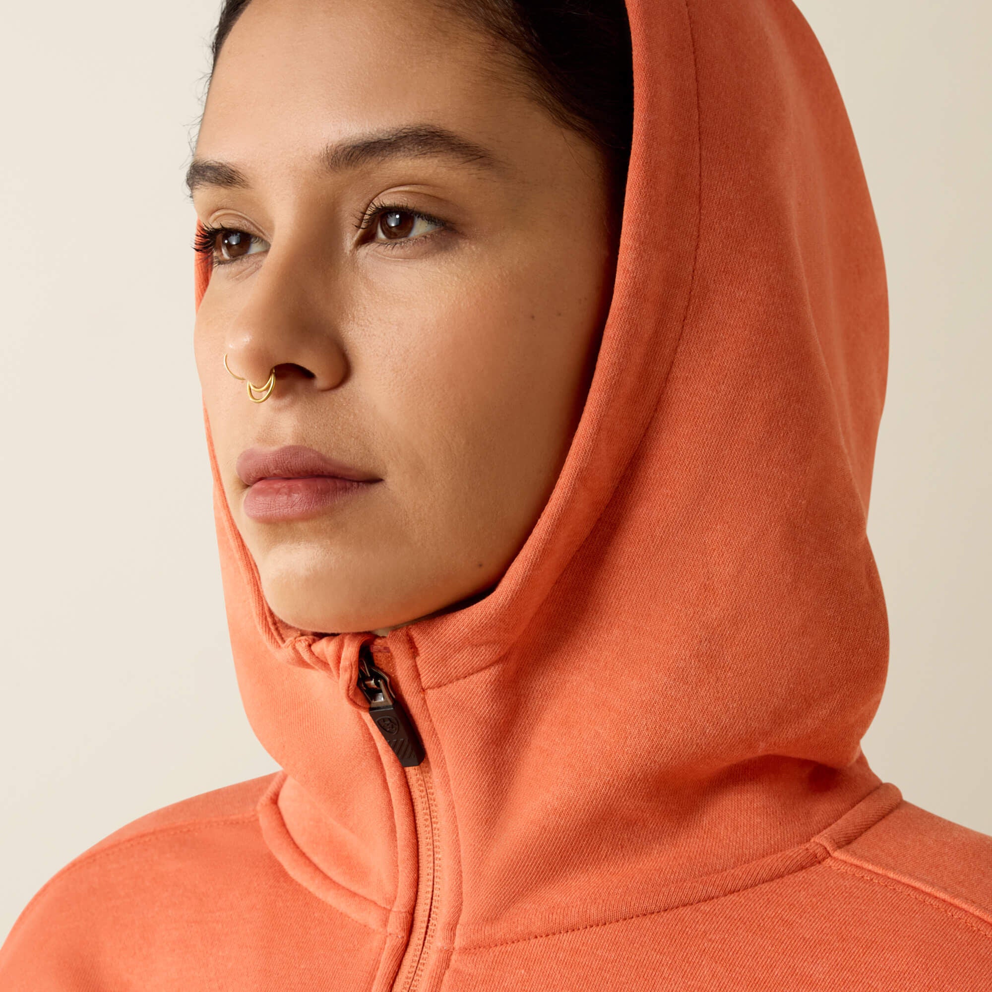 Ariat Rebar Lightweight Logo 1/2 Zip Hoodie For Sale