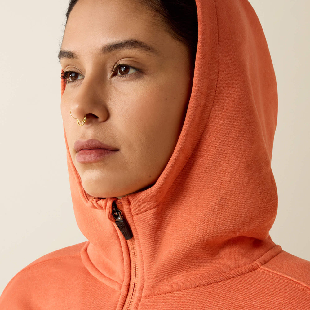 Ariat Rebar Lightweight Logo 1/2 Zip Hoodie For Sale