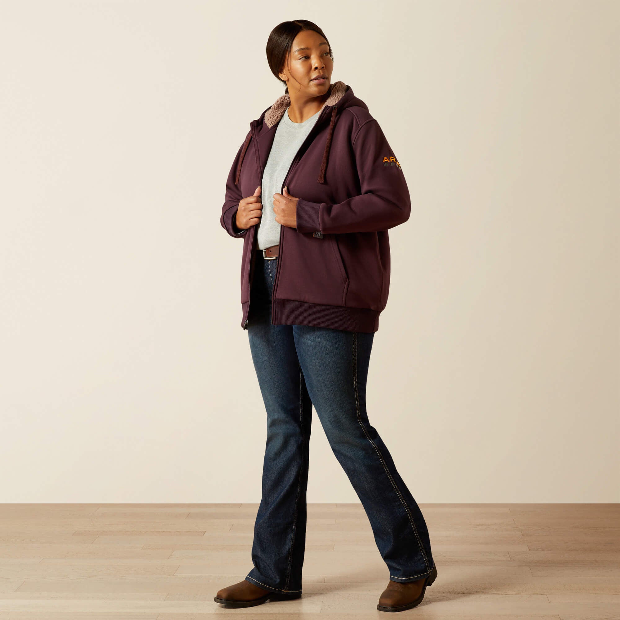 Ariat Rebar All-Weather Sherpa Full Zip Hoodie Online