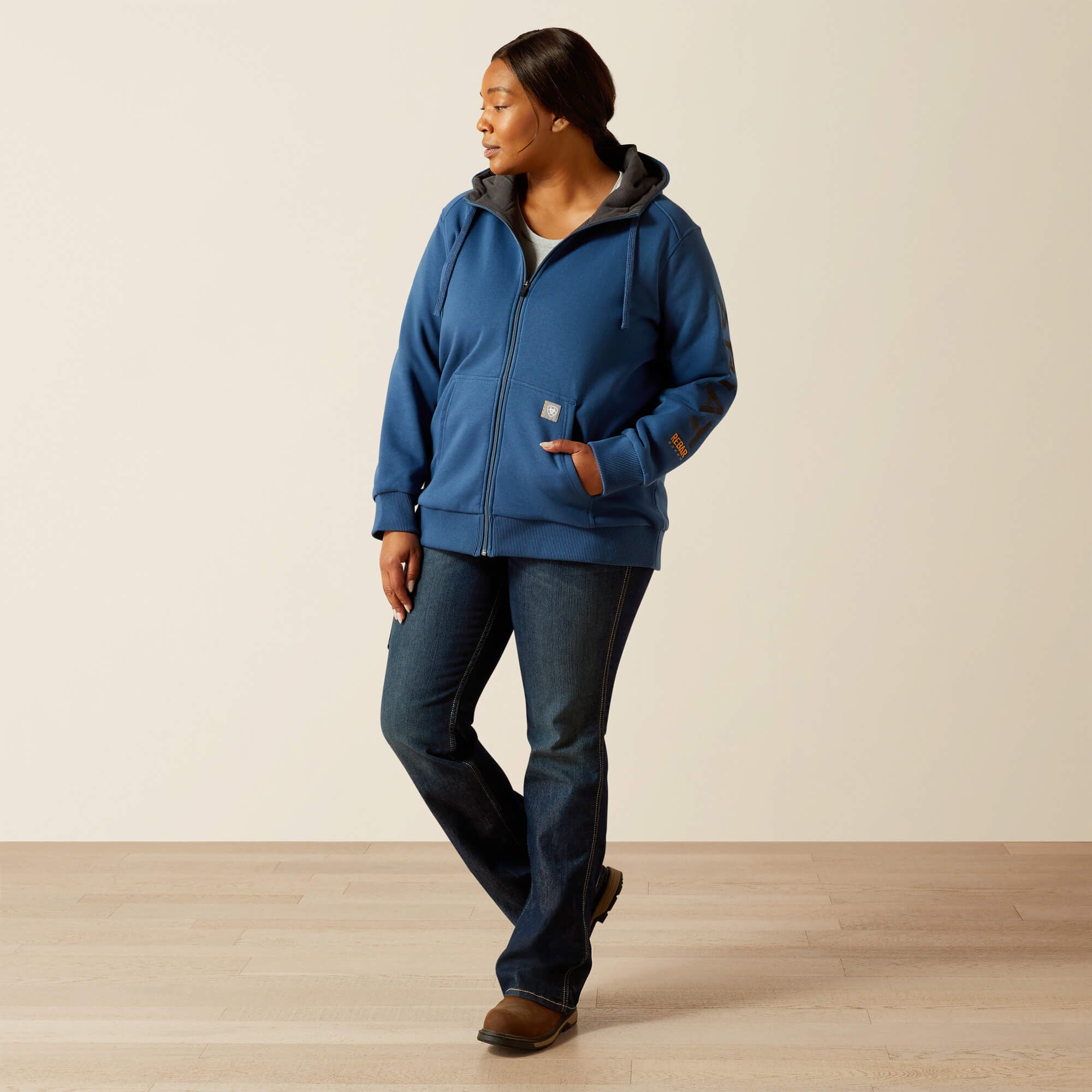 Ariat Rebar All-Weather Full Zip Hoodie On Sale