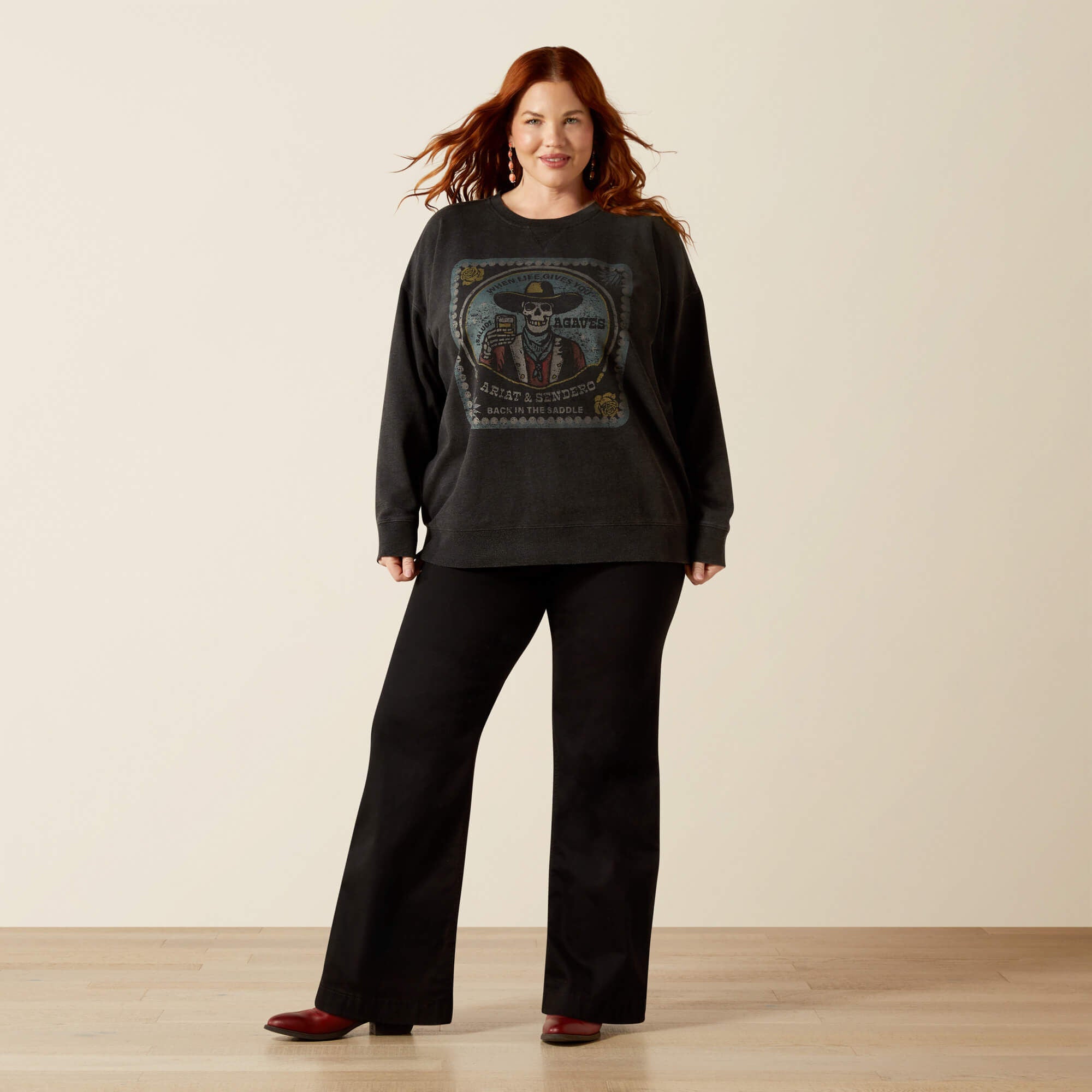Ariat Oversize Sendero When Life Gives You Agaves Sweatshirt Sale
