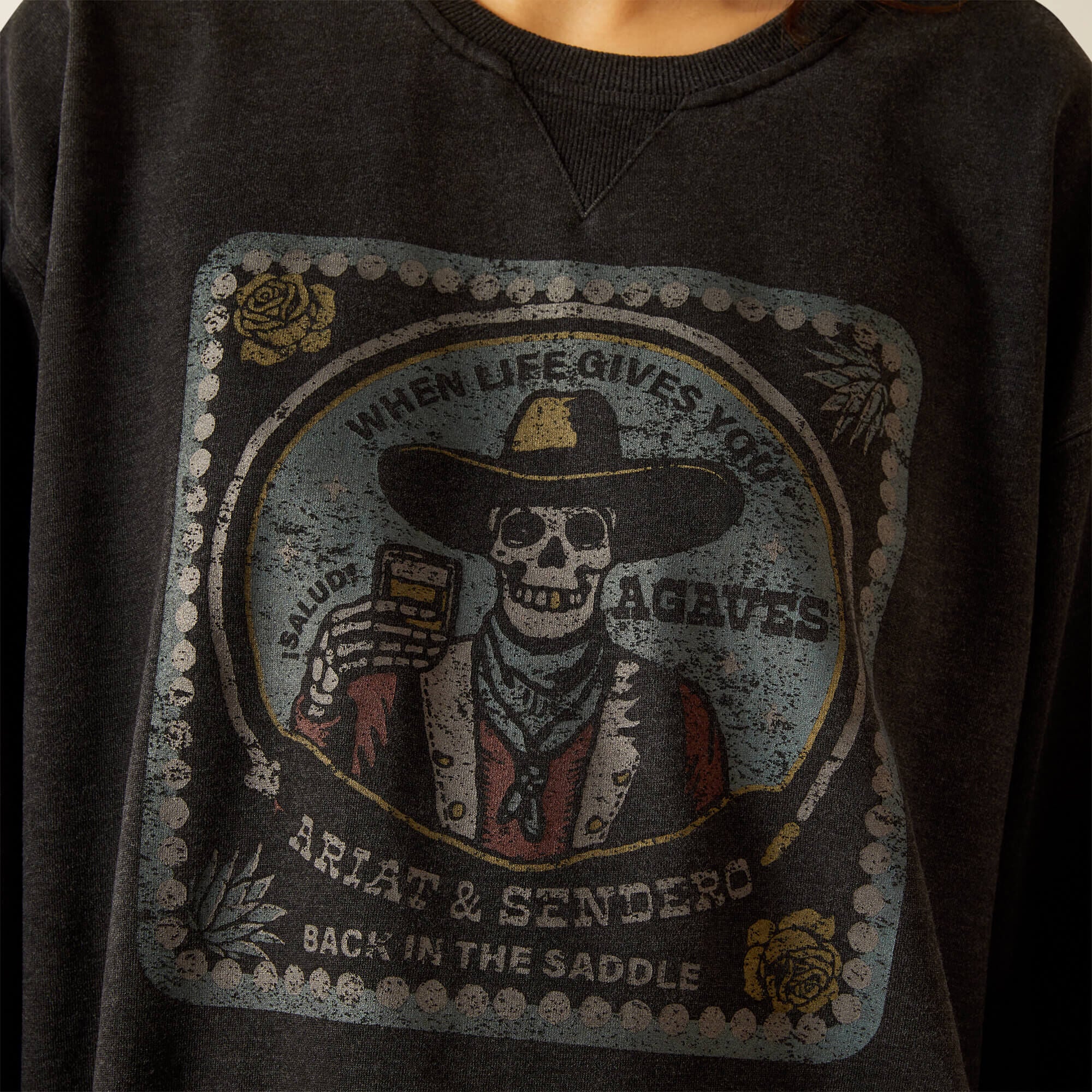 Ariat Oversize Sendero When Life Gives You Agaves Sweatshirt Sale