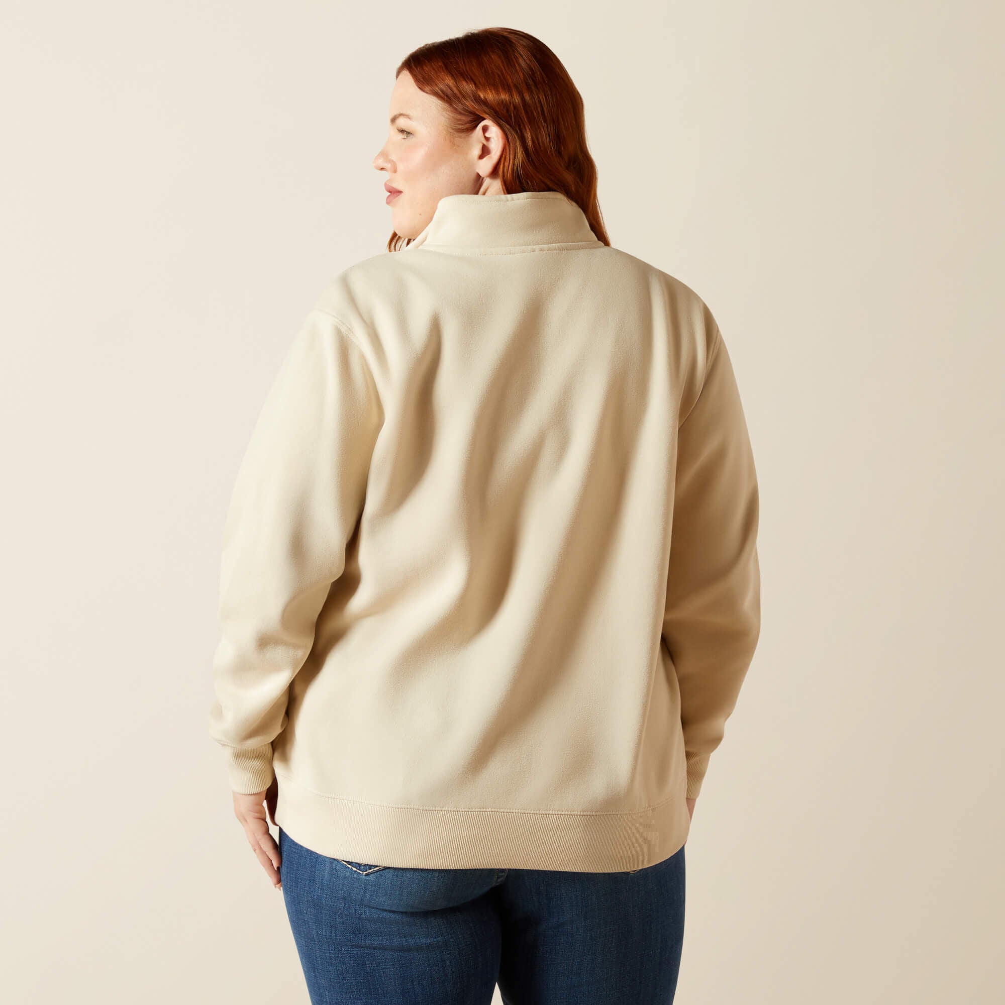 Ariat Denim and Supply 1/2 Zip Sweatshirt Outlet