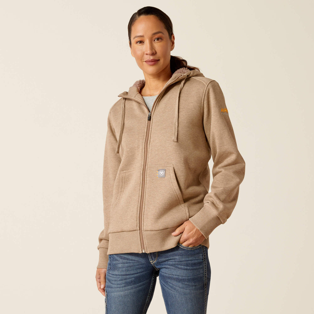 Ariat Rebar All-Weather Sherpa Full Zip Hoodie Discount