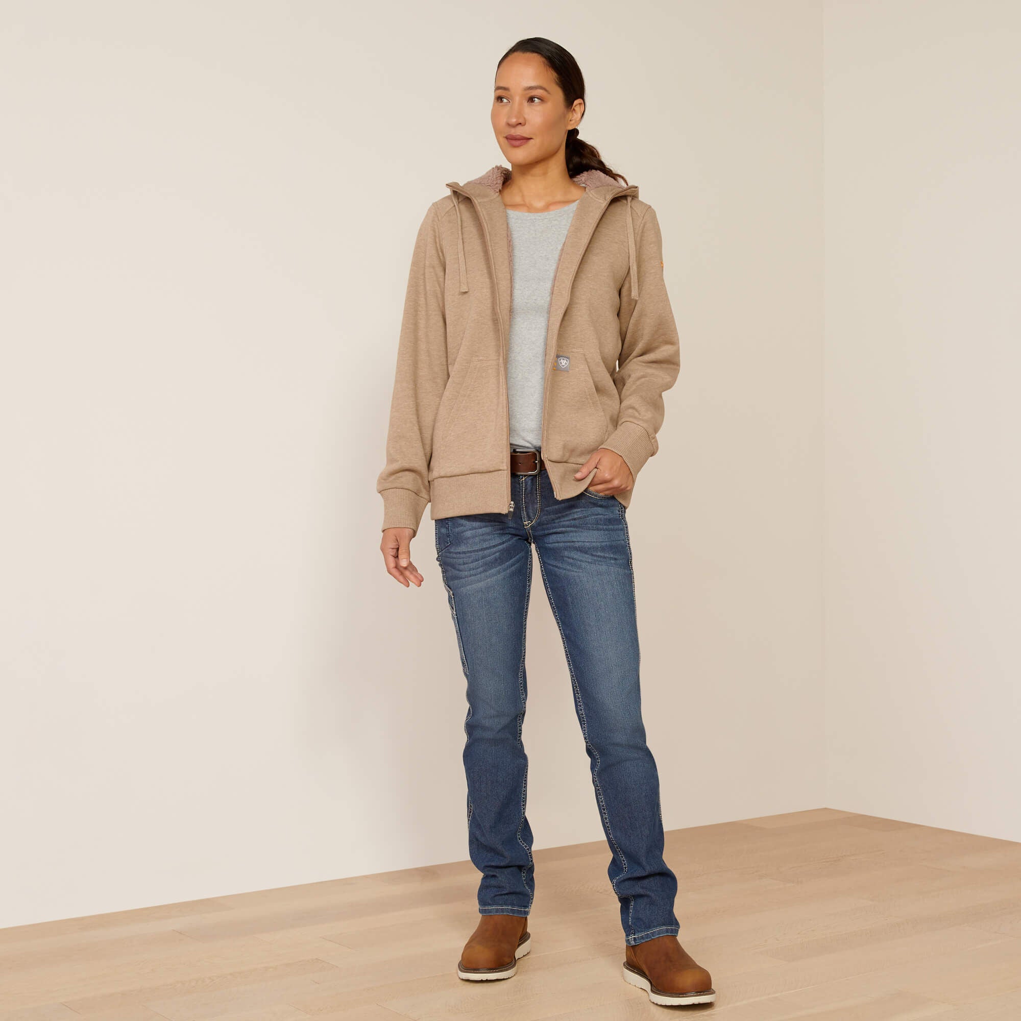 Ariat Rebar All-Weather Sherpa Full Zip Hoodie Discount