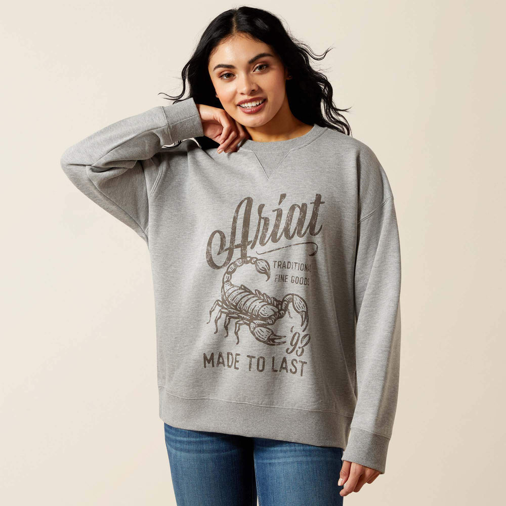Ariat Scorpion Script Oversized Sweatshirt Online